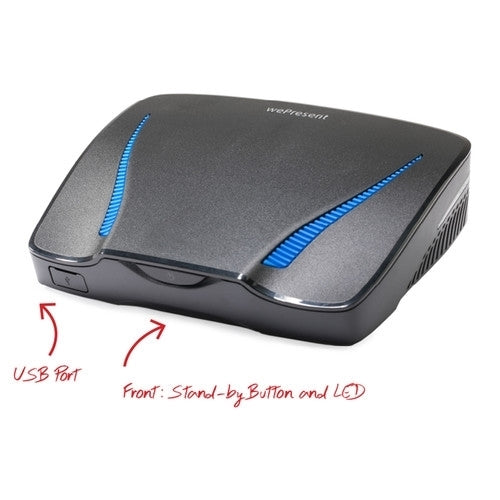 wePresent WiCS-2100 Wireless Presentation/Collaboration Device, Black (Scratch and Dent)