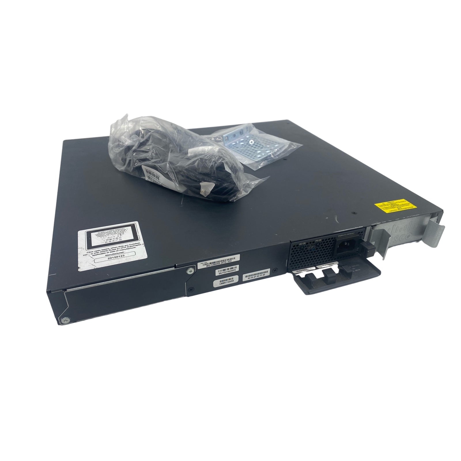 Cisco WS-C3650-48FS-L 48-Port AFO Network Switch (Scratch and Dent)