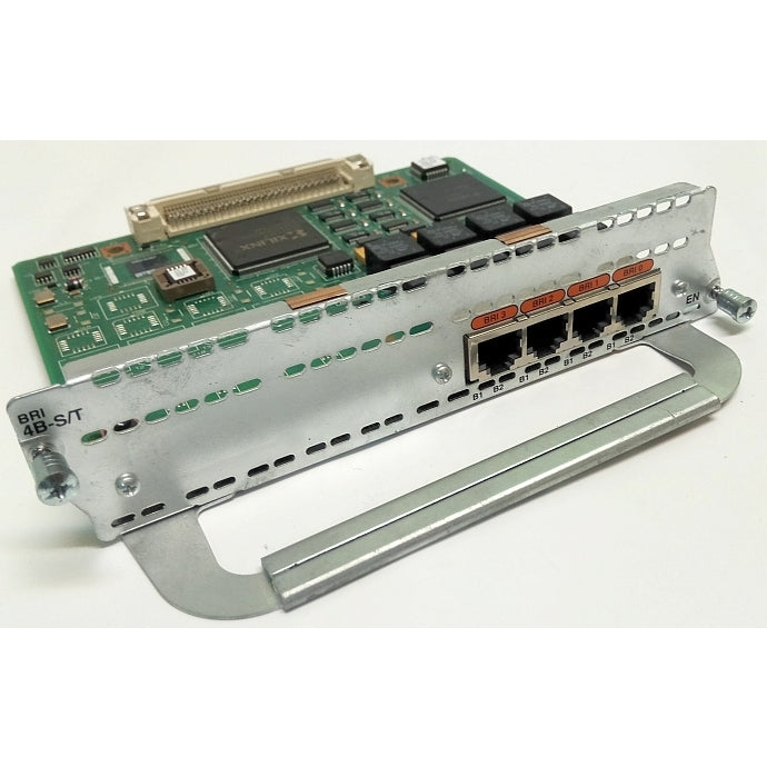 Cisco NM-4B-S/T 4-Port ISDN BRI S/T High-Speed WAN Interface Card (Certified Refurbished)