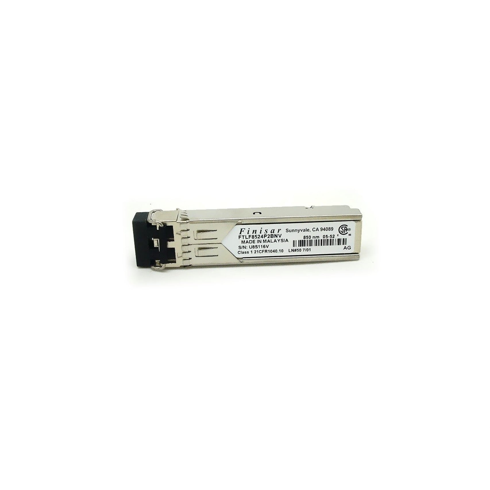 FINISAR FTLF-8524-P2BNV 4GB SFP Transceiver, Silver (Certified Refurbished)
