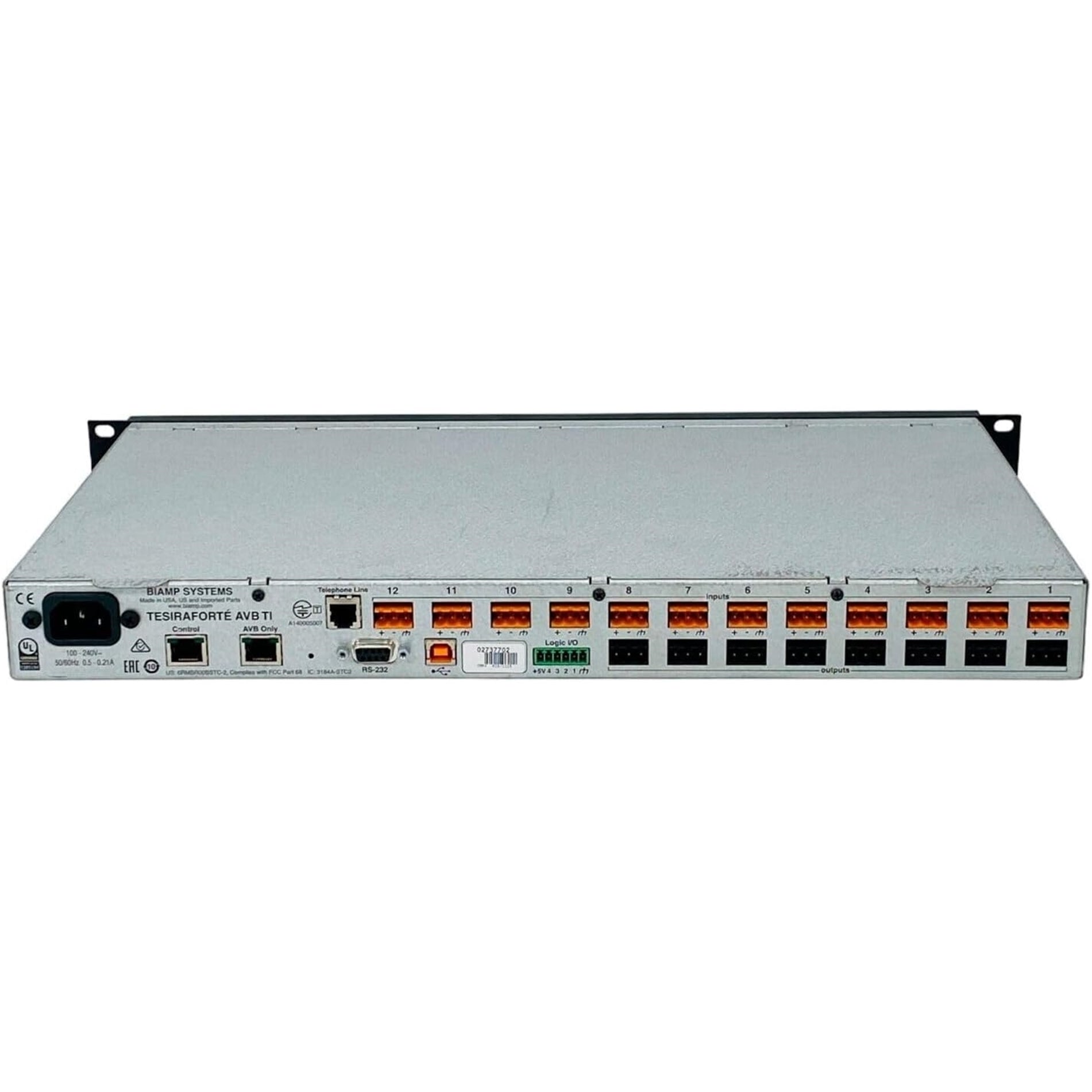 Biamp Tesira Forte AVB VI Digital Signal Processor (Certified Refurbished)