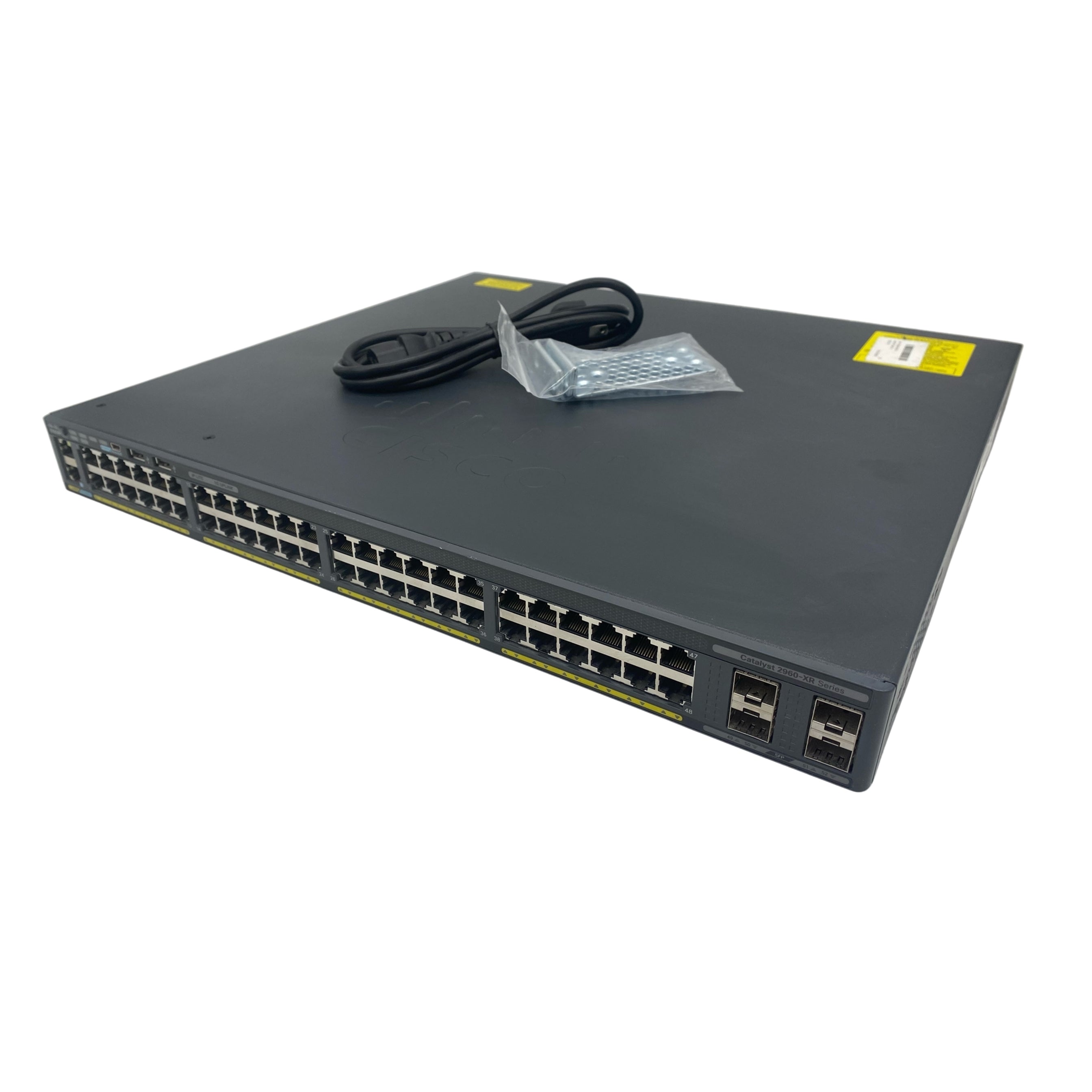Cisco WS-C2960XR-48TS-I 48-Port 100Mbps RJ45 1U Specialty Switch, Grey (Used - Good)