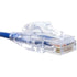 MICROCONNE E09-007BL-SLIM 7' CAT6a Network Cable (Blue)