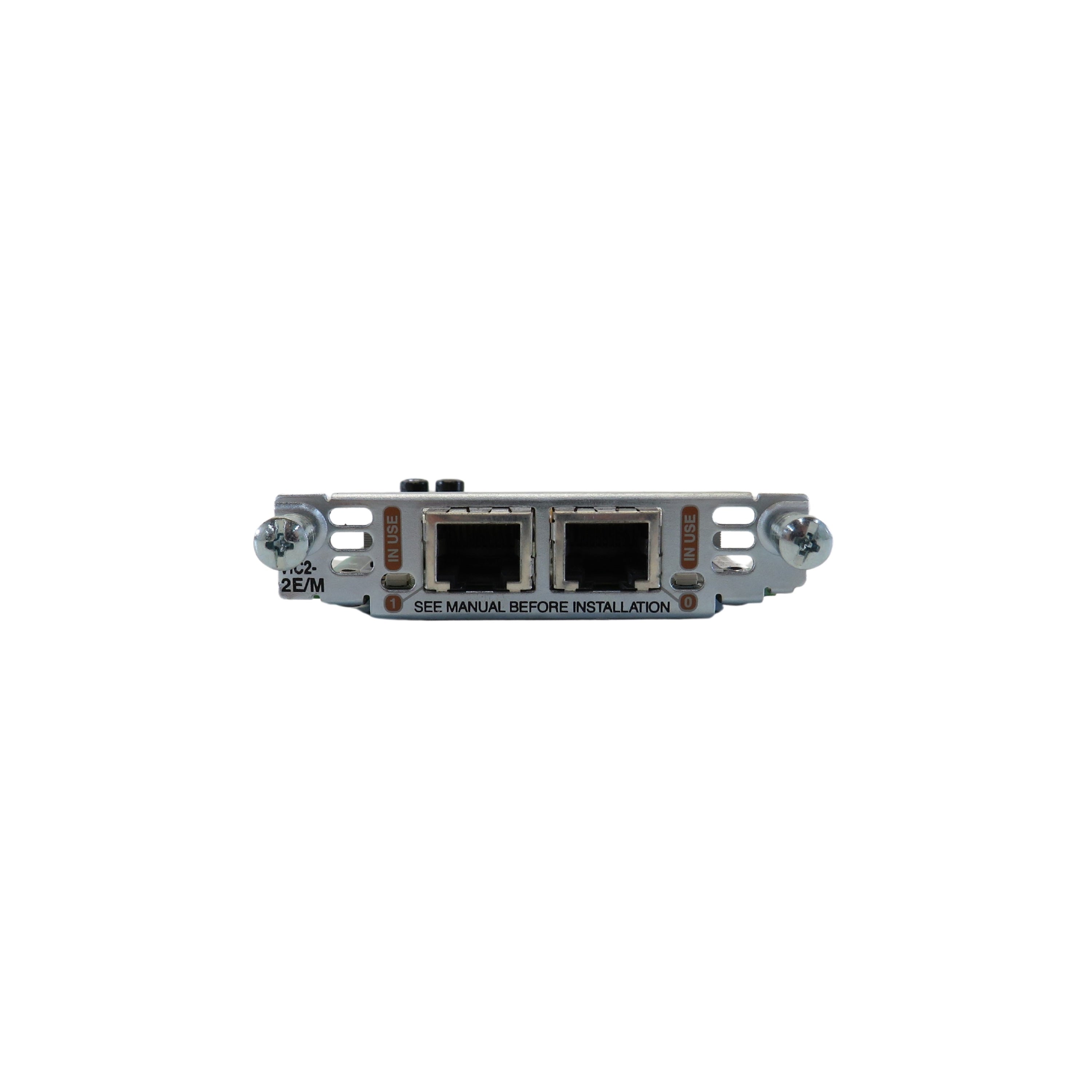 Cisco VIC2-2E/M 2 Port Voice Interface Card, Green (Certified Refurbished)