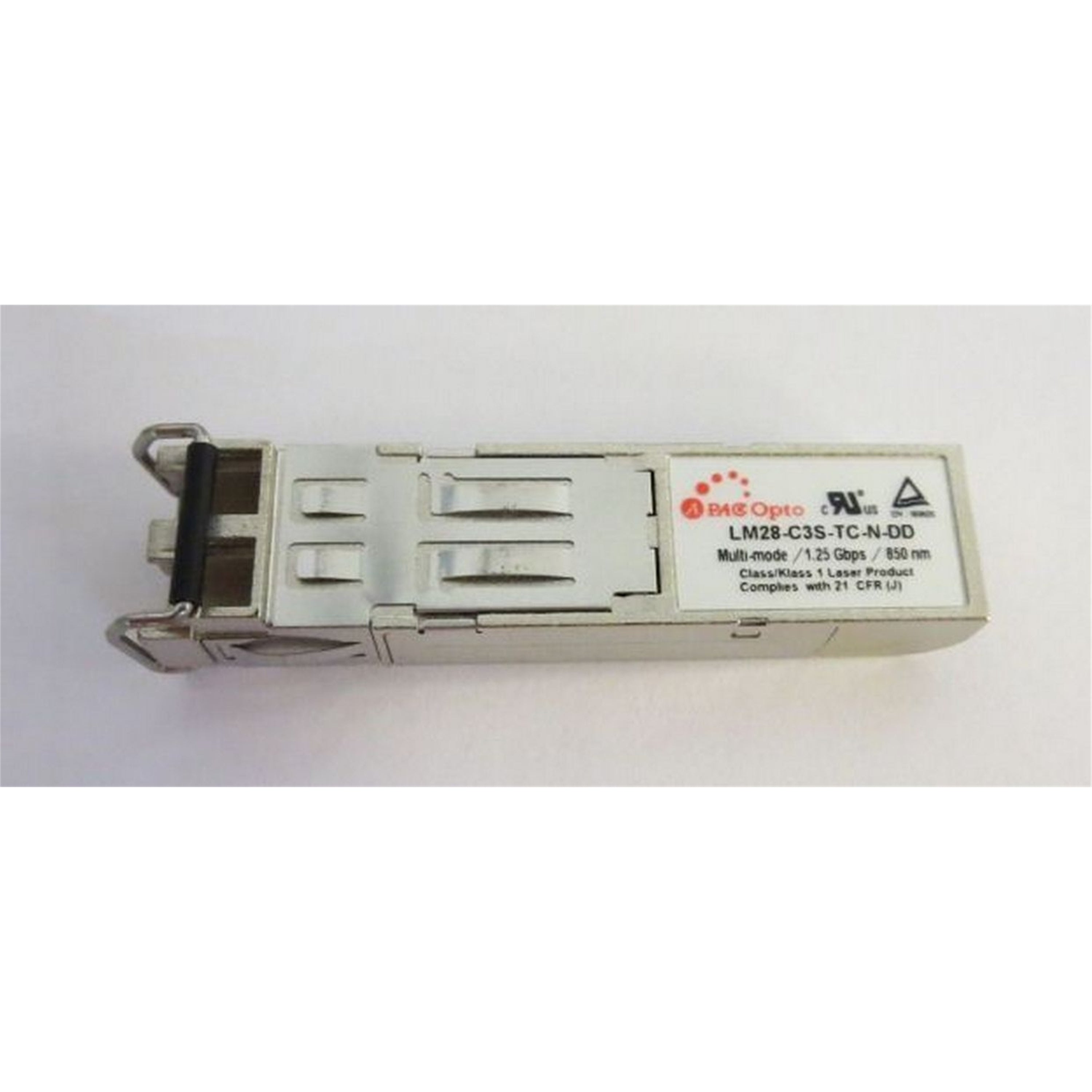 APACOPTO LM28-C3S-TC-N-DD Multi-Mode 1.25Gbps GigE Transceiver, Silver (Certified Refurbished)