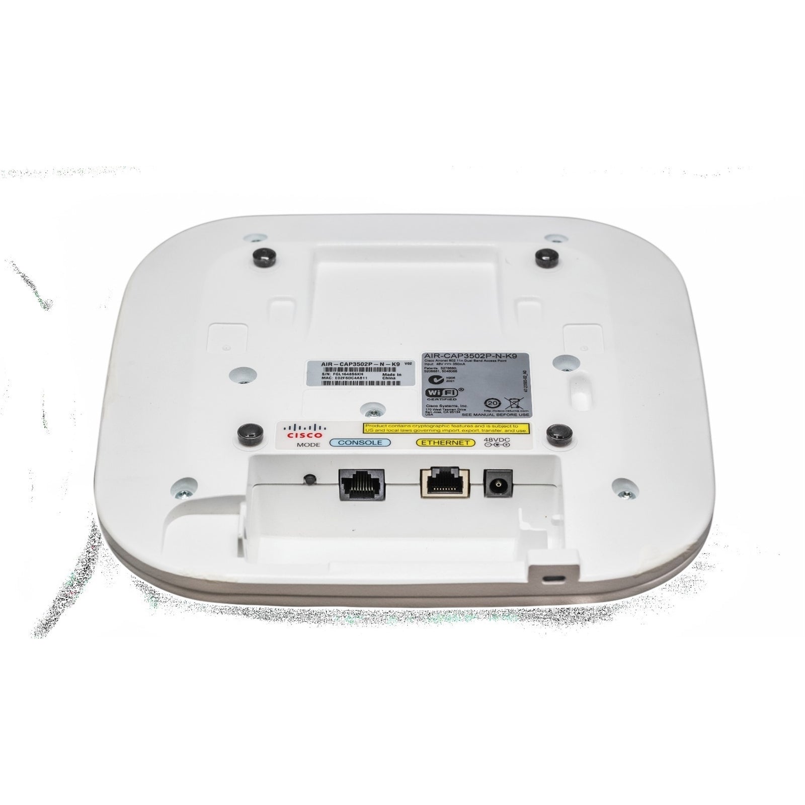 Cisco AIR-CAP3502P-A-K9 / Aironet 3502P IEEE 802.11n 1000 Mbps Wireless Access Point, White (Certified Refurbished)
