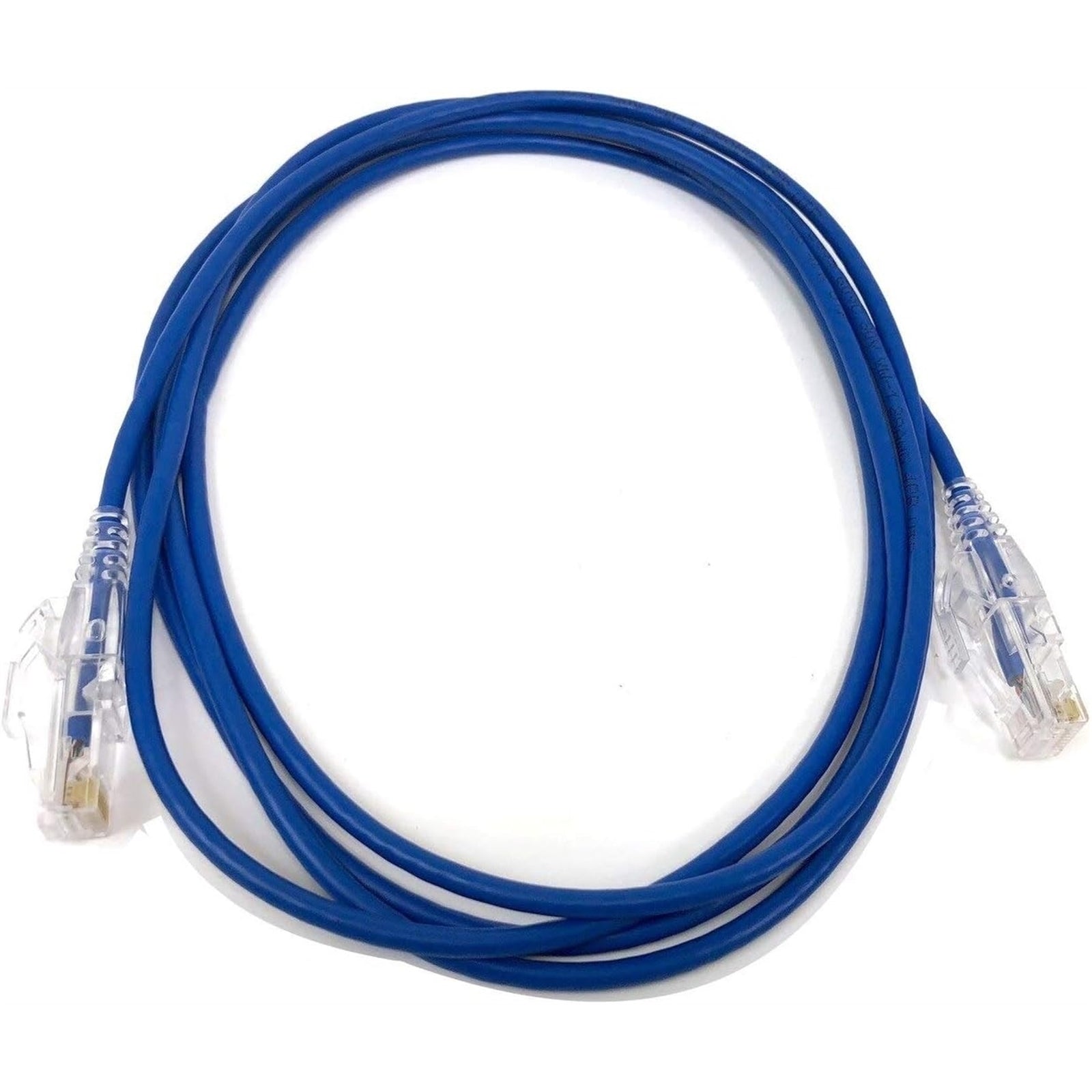 MICROCONNE E09-003BL-SLIM 3' CAT6a Network Cable (Blue)