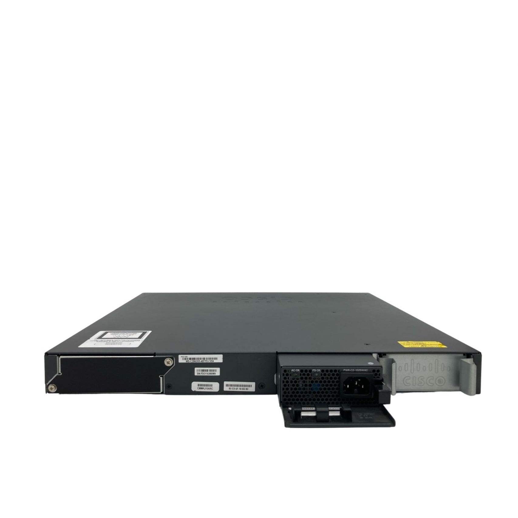 Cisco WS-C2960XR-48FPD-I,USED 48-Port 100Mbps RJ45 1U Switch, Grey (Refurbished)