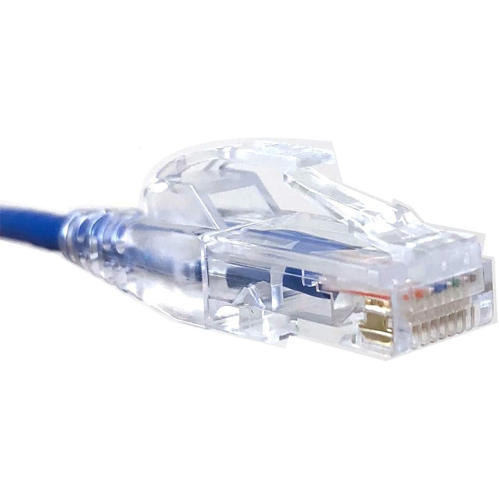 MICROCONNE E09-025BL-SLIM 25' CAT6a Network Cable (Blue)
