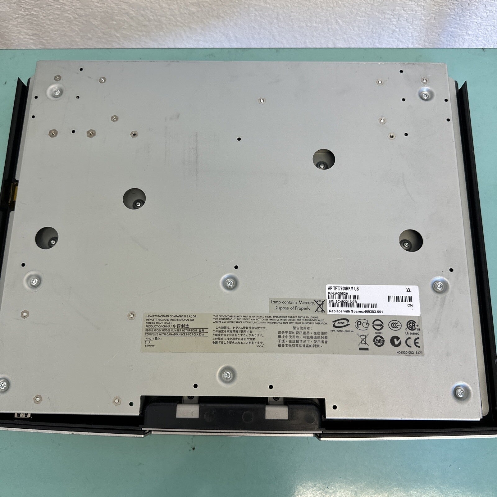 HP TFT7600RKM 17" (1280x1024) 5ms LCD Monitor, Black (Refurbished)