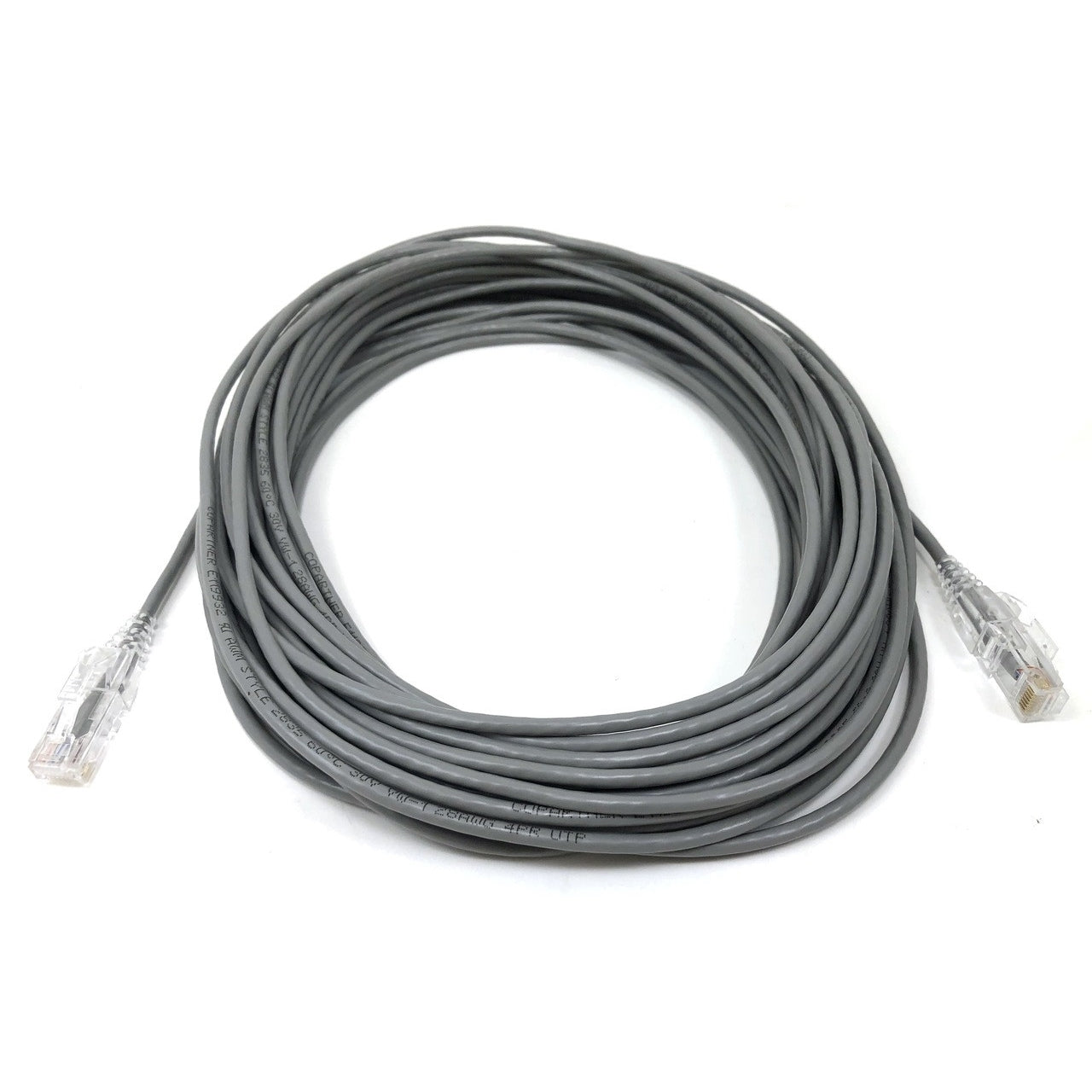 MICROCONNE E08-050-SLIM 50' CAT6 Network Cable (Gray)