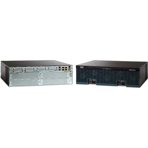 Cisco CISCO3925/K9 Wired WAN 2-Port 10/100/1000Mbps Gigabit,Black (Scratch and Dent)