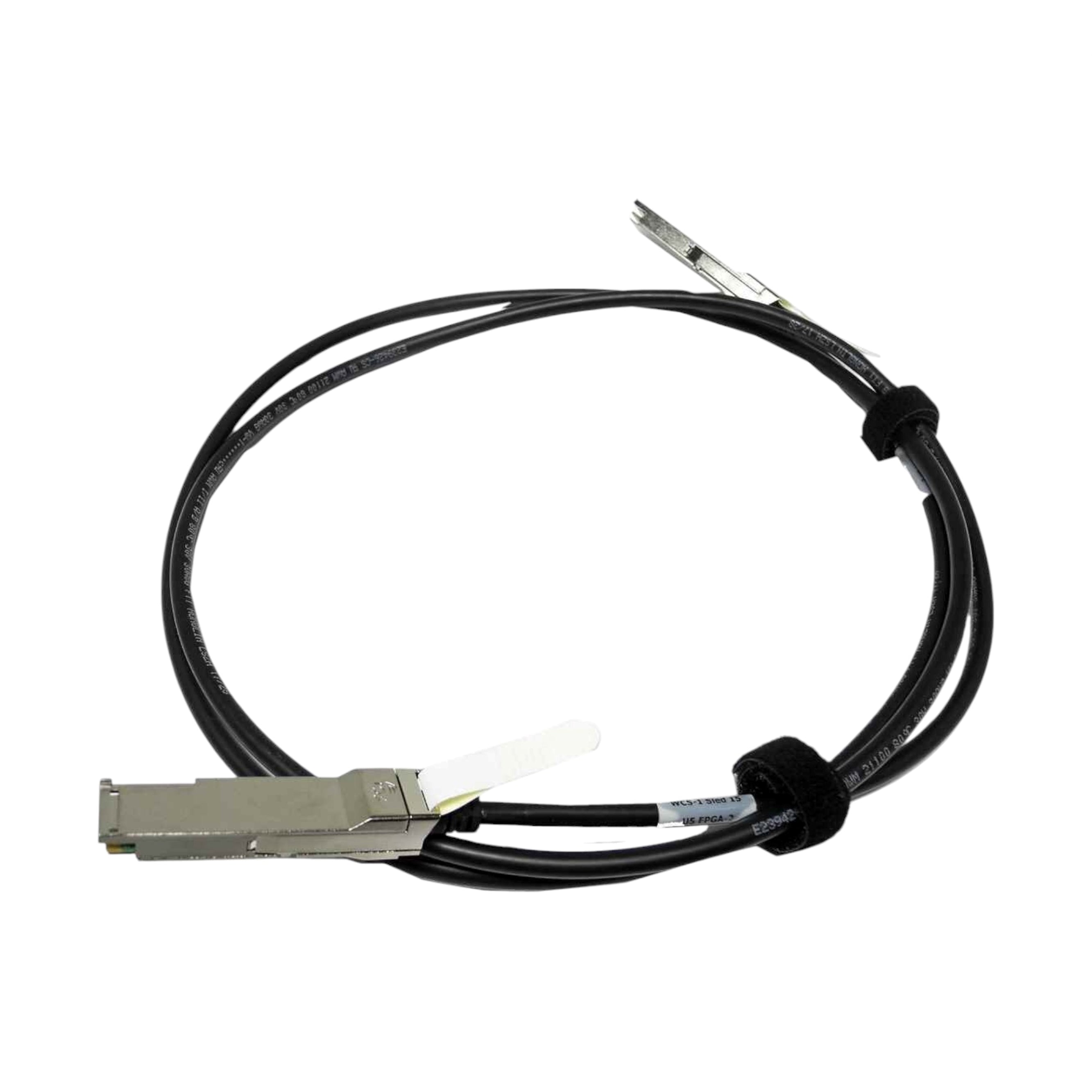 Amphenol FCI 10093084-2020HFLF 40GE-DAC - QSFP+ to QSFP 2M Transceiver, Silver