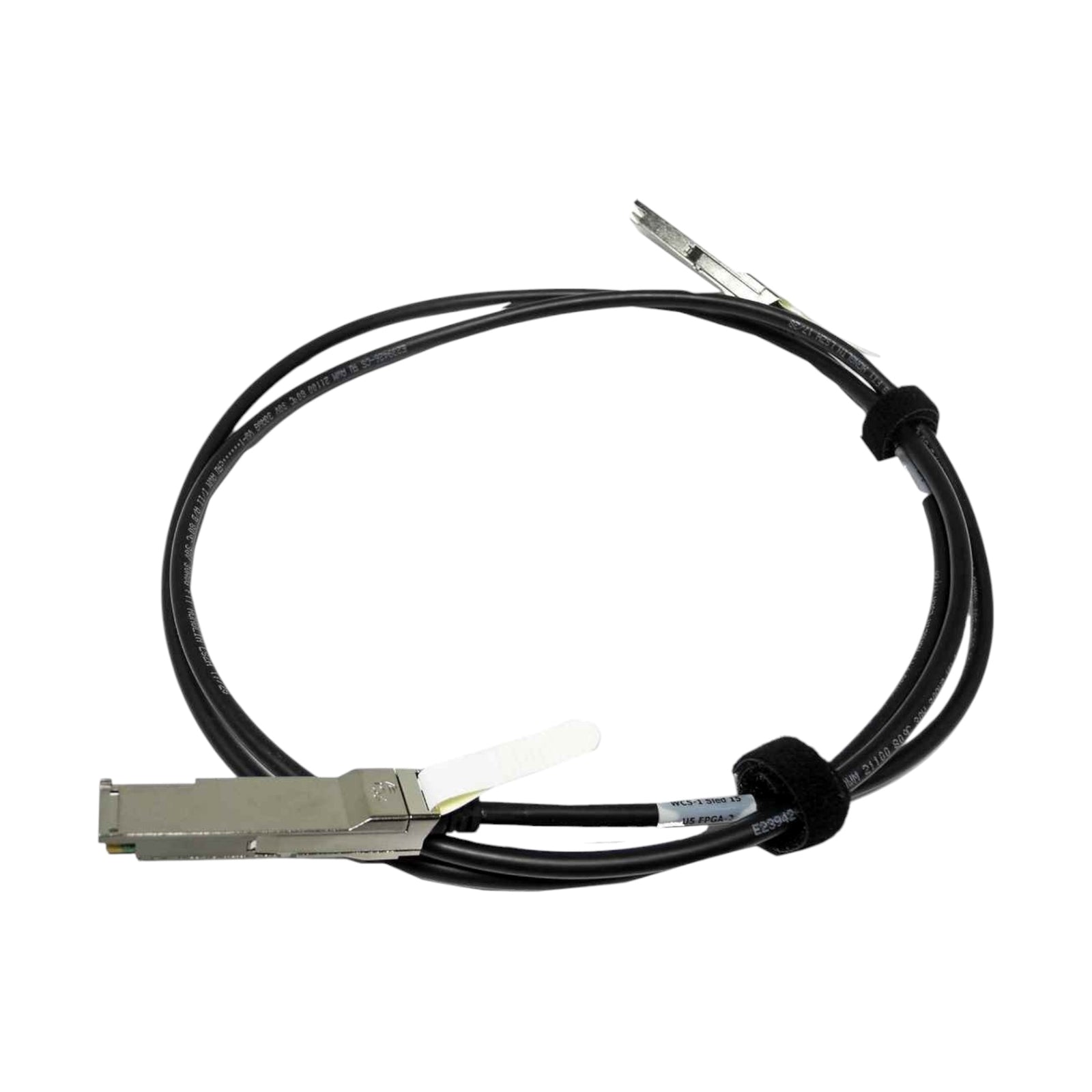 Amphenol FCI 10093084-2020HFLF 40GE-DAC - QSFP+ to QSFP 2M Transceiver, Silver