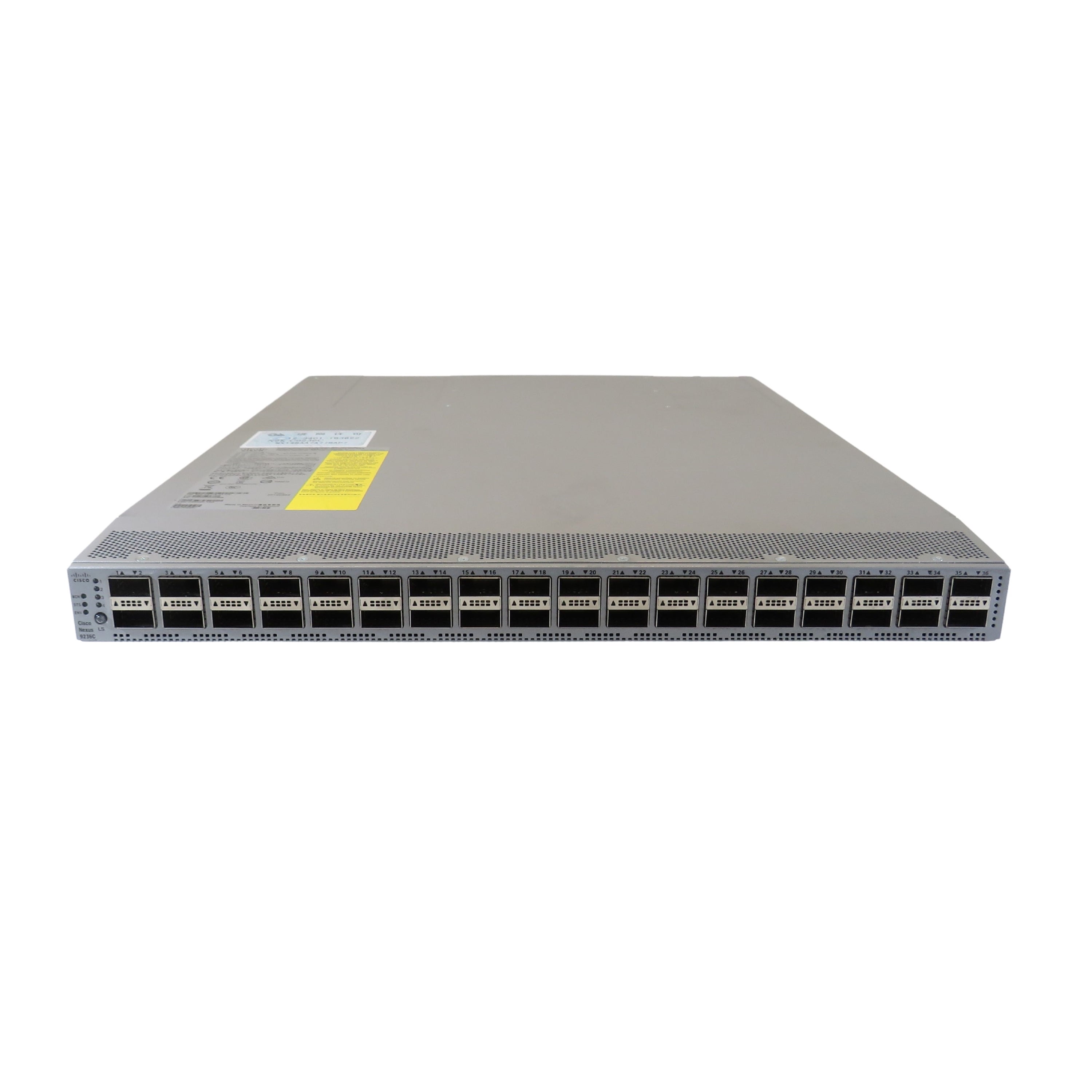Cisco N9K-C9236C Nexus 9200 with 36p 40G 100G QSFP28, Grade A (Certified Refurbished)