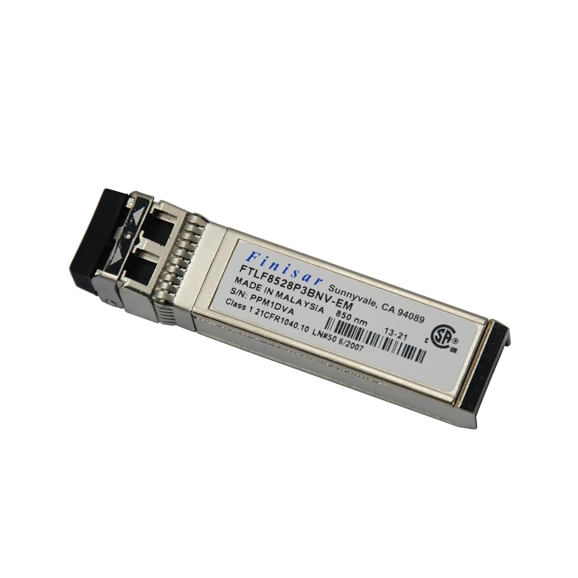 Finisar FTLF8528P3BNV-EM SFP+ 8G 850nm 150m 10G Optical Module, Silver (Certified Refurbished)