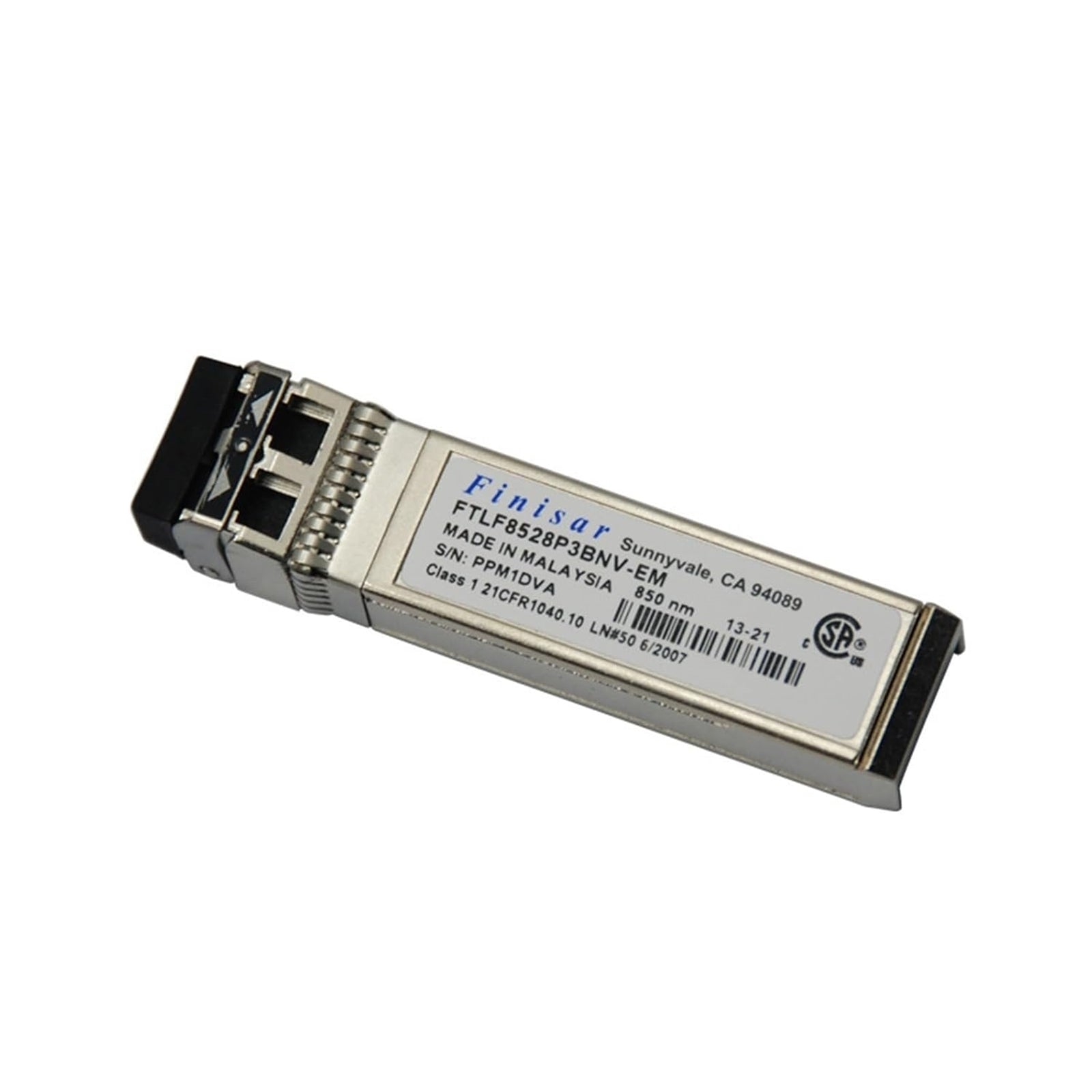 Finisar FTLF8528P3BNV-EM SFP+ 8G 850nm 150m 10G Optical Module, Silver (Certified Refurbished)