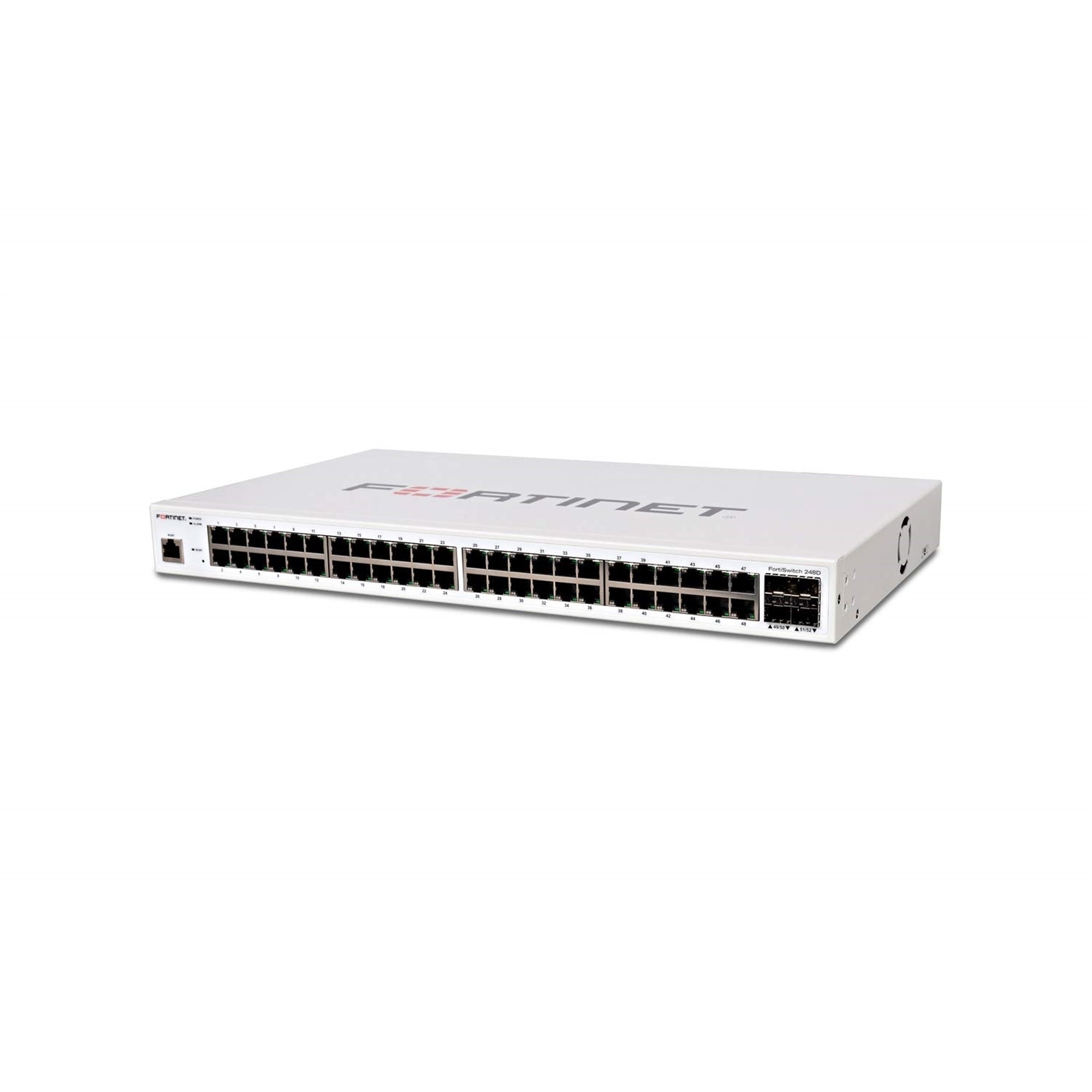 FORTINET FS-248D 52-Port 100Mbps RJ45 1U Specialty Switch, White (Certified Refurbished)