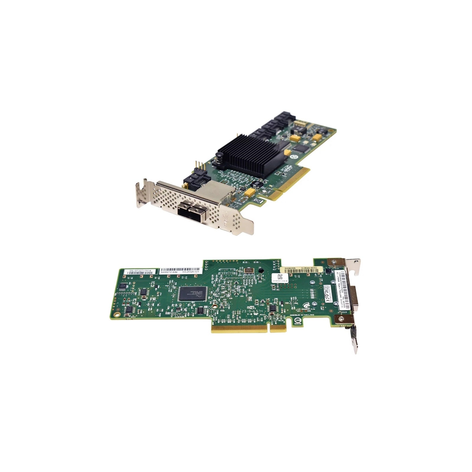LSI® SAS 9212-4i4e PCI Express® to 6Gb/s Serial Attached SCS Adapter, Green (Certified Refurbished)