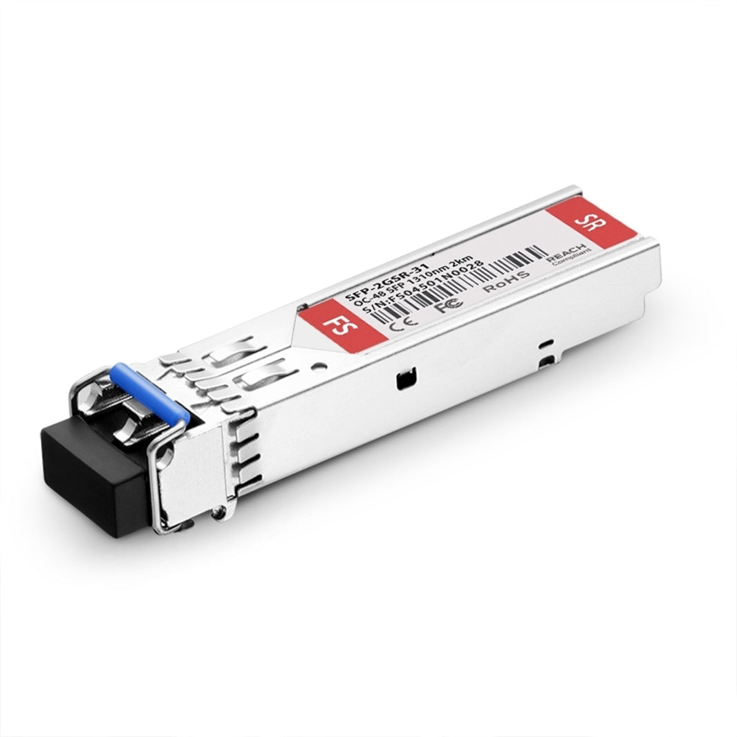 Cisco ONS-SI-2G-S1 Compatible SFP OC48/STM16, SR1 I-16.1,1310nm, SM LC, Transceiver (Certified Refurbished)