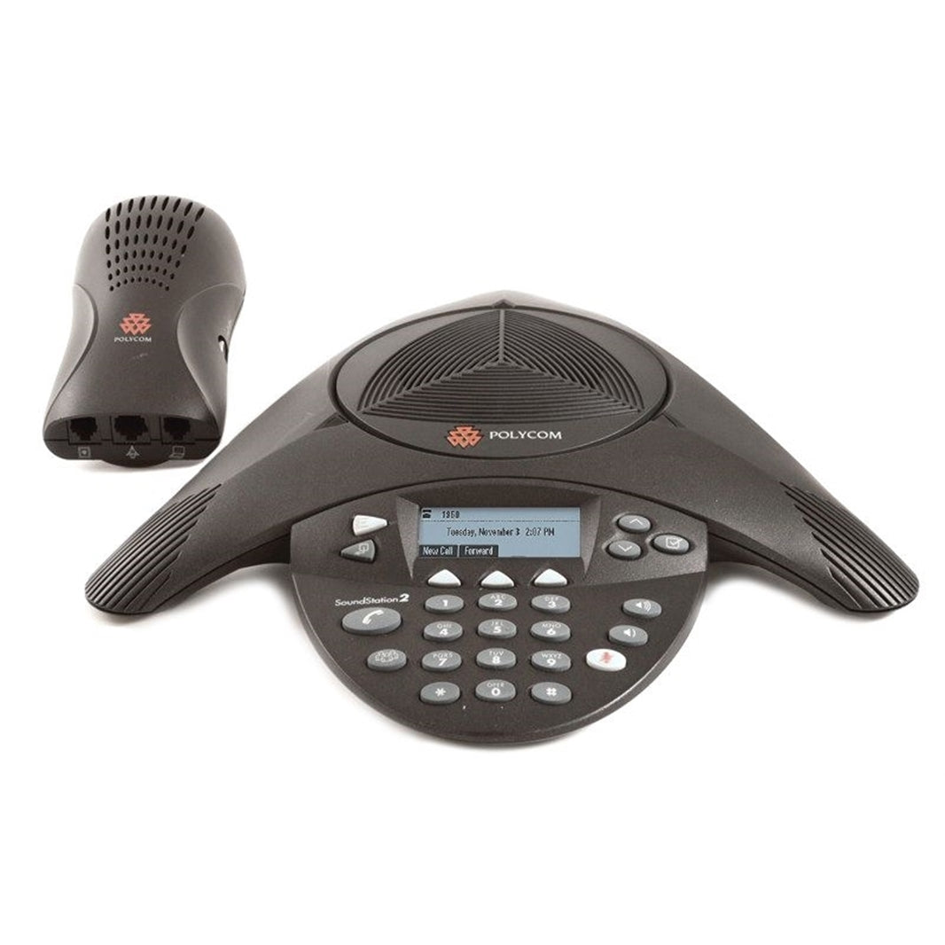 POLYCOM 2201-16000-601 Soundstation 2 Display Conference Phone (Refurbished)