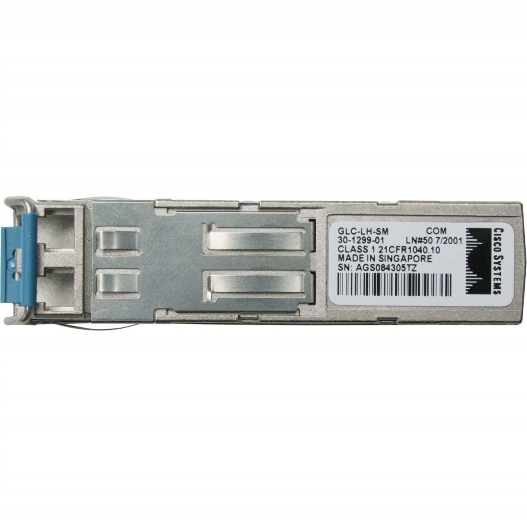 Cisco 1000BASE-LX 1300nm Fiber Optic Laser GBIC Gigabit Transceiver Module, Silver (Certified Refurbished)