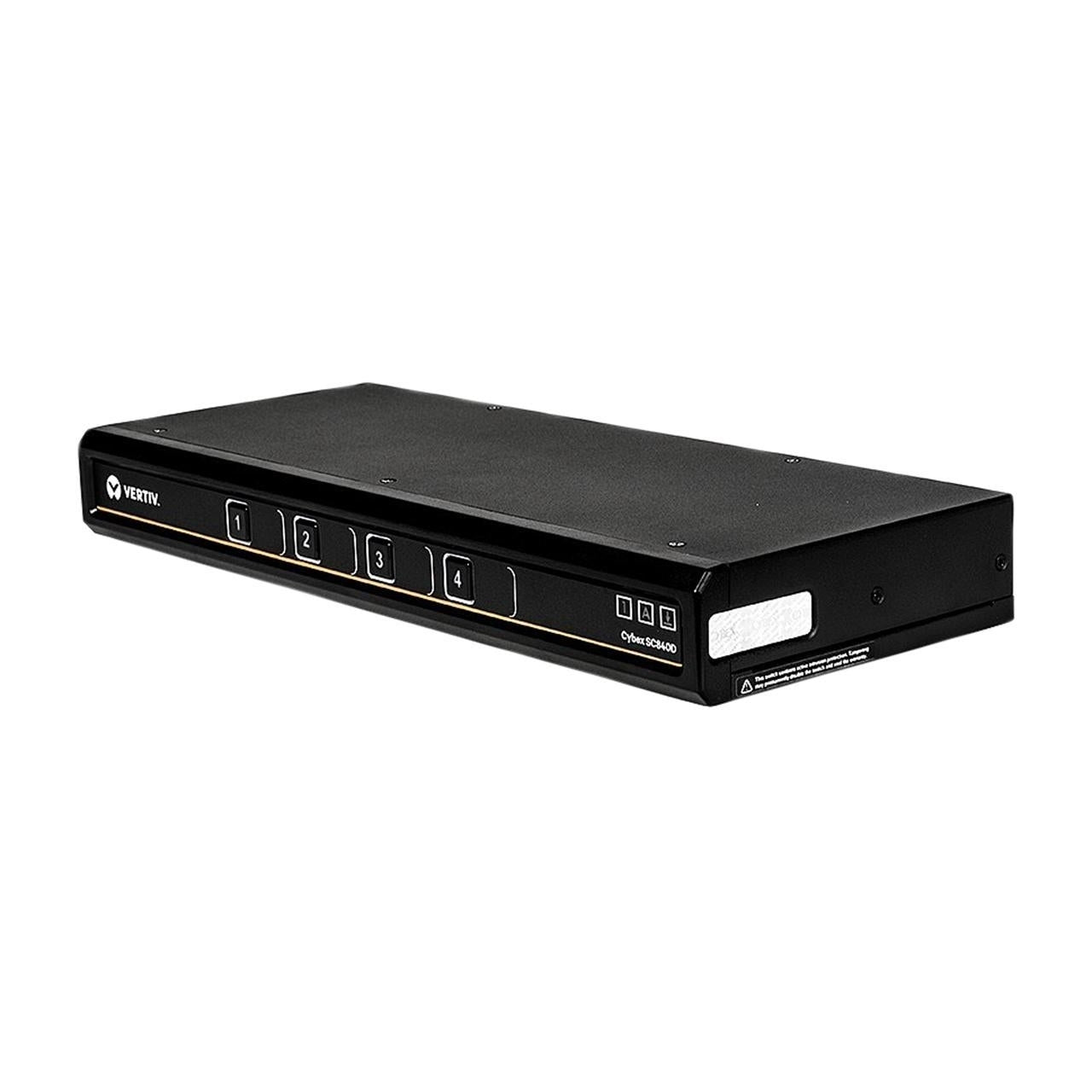 Emerson Vertiv SC840-001 CYBEX SC 4-port DVI-1 Secure KVM Switch (New Open Box)