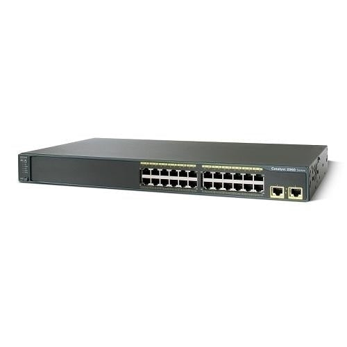 CISCO WS-C2960-24TT-L Catalyst 2960 24 10/100 + 2 1000BT (Scratch and Dent)