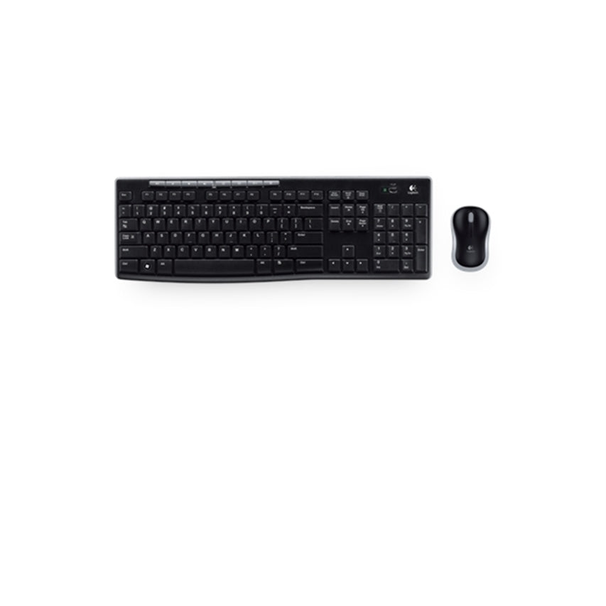 Logitech Combo MK270 Wireless Keyboard & Mouse, Black