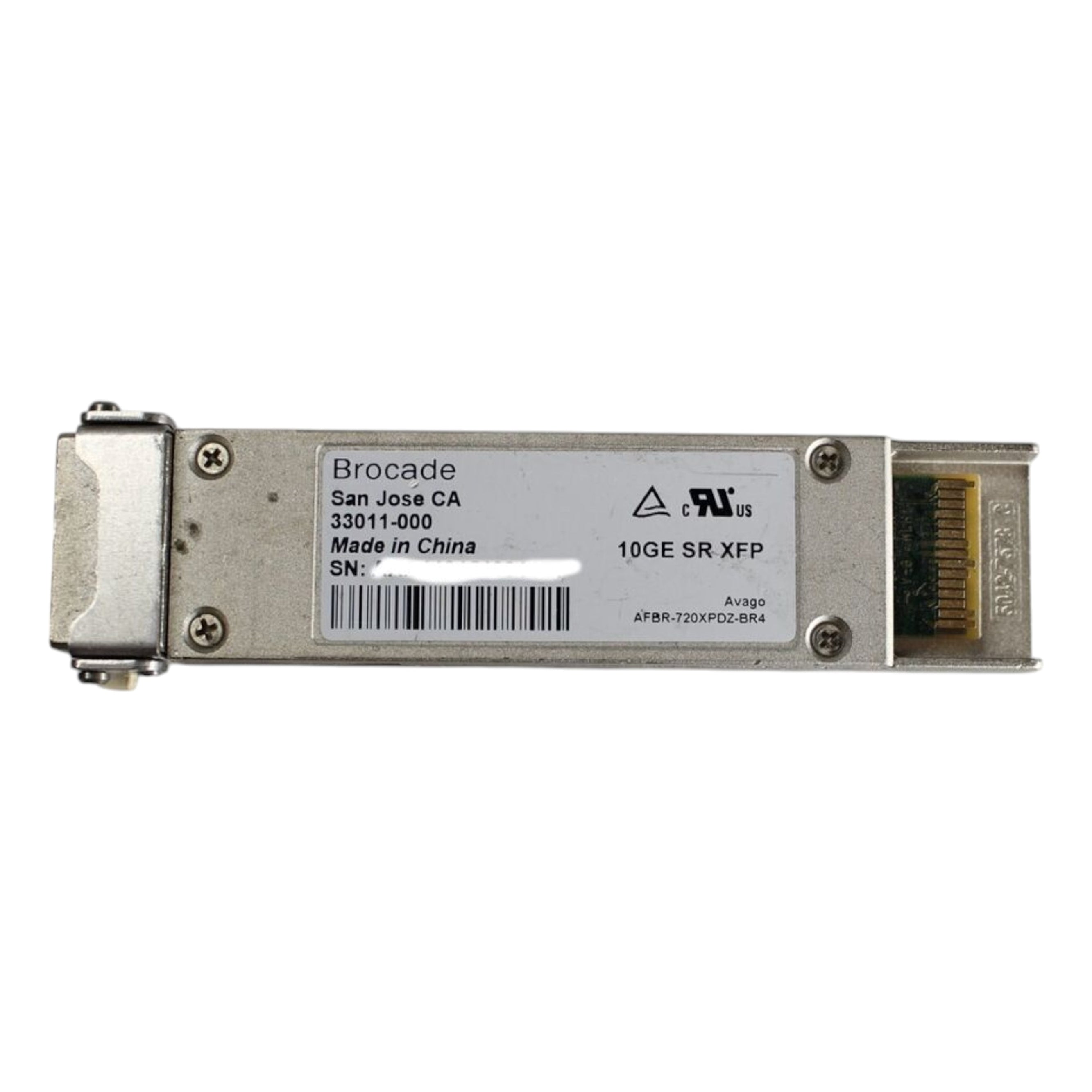 Broadcom 33011-000 10GE SR XFP Transceiver, Silver (Certified Refurbished)