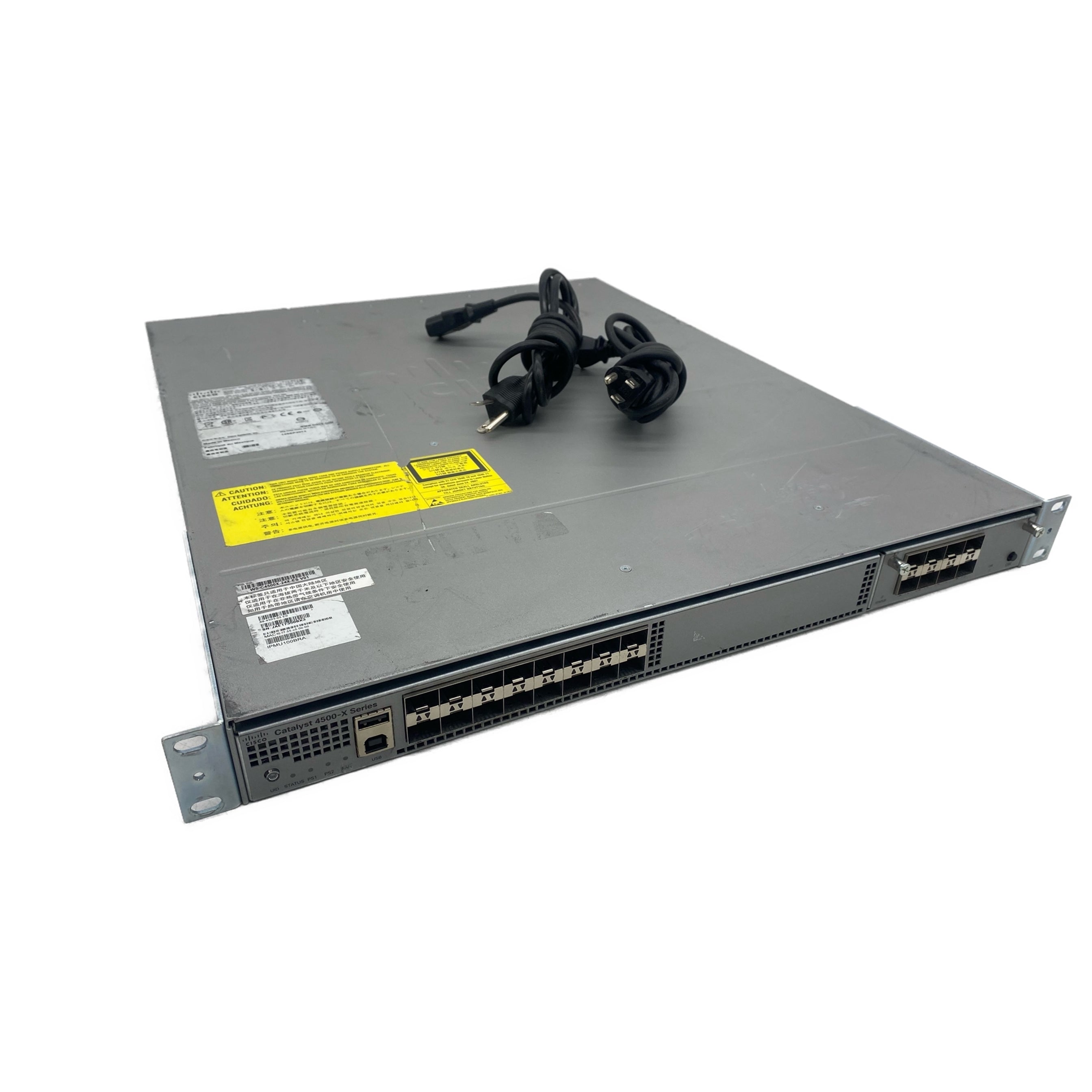 Cisco WS-C4500X-24X-ES CATALYST 4500-X 24P 10G ENT. Services F-to-B No P/S Grade A (Refurbished)