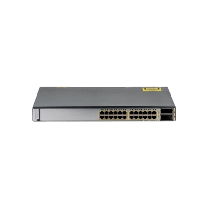 Cisco WS-C3750E-24PD-E 24 10/100/1000 PoE ports + 2 X2-based 10 Gigabit Ethernet port (Refurbished)