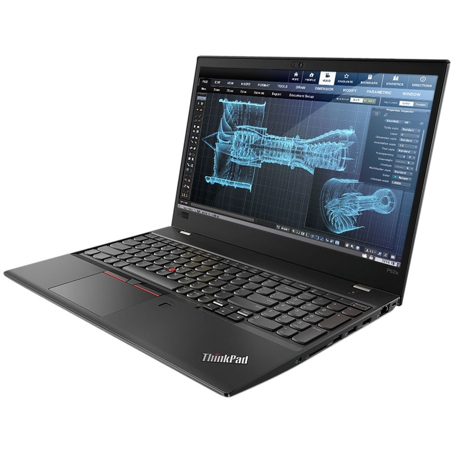 Lenovo ThinkPad P53 Workstation 15.6" 32GB 512GB SSD Core™ i7-9750H 2.6GHz NO OS, Black (Used - Good)