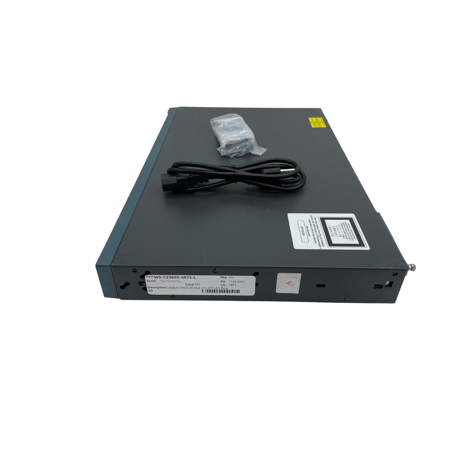 Cisco WS-C2960S-48TS-L 48-Port 100Mbps RJ45 1U Specialty Switch, Grey (Scratch and Dent)