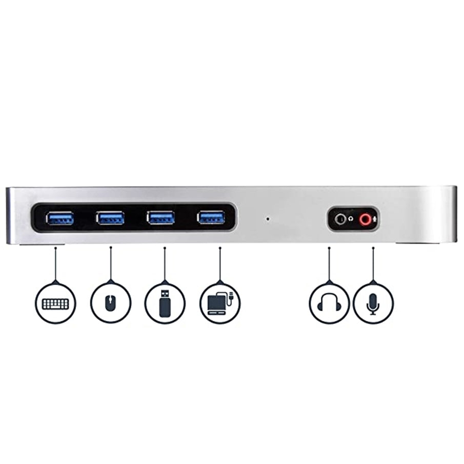 STARTECH DK30A2DH Dual-4k monitor docking station for laptops- dual hdmi