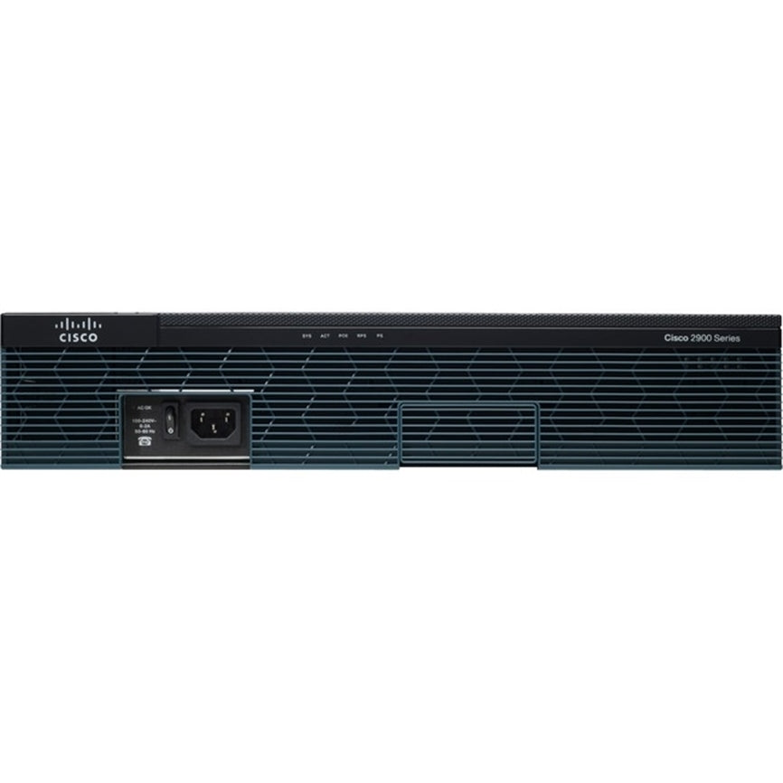 CISCO CISCO2911/K9 Cisco 2911 w/3 GE,4 EHWIC,2 DSP,1 SM,256MB CF,512MB DRAM,IPB (Refurbished)