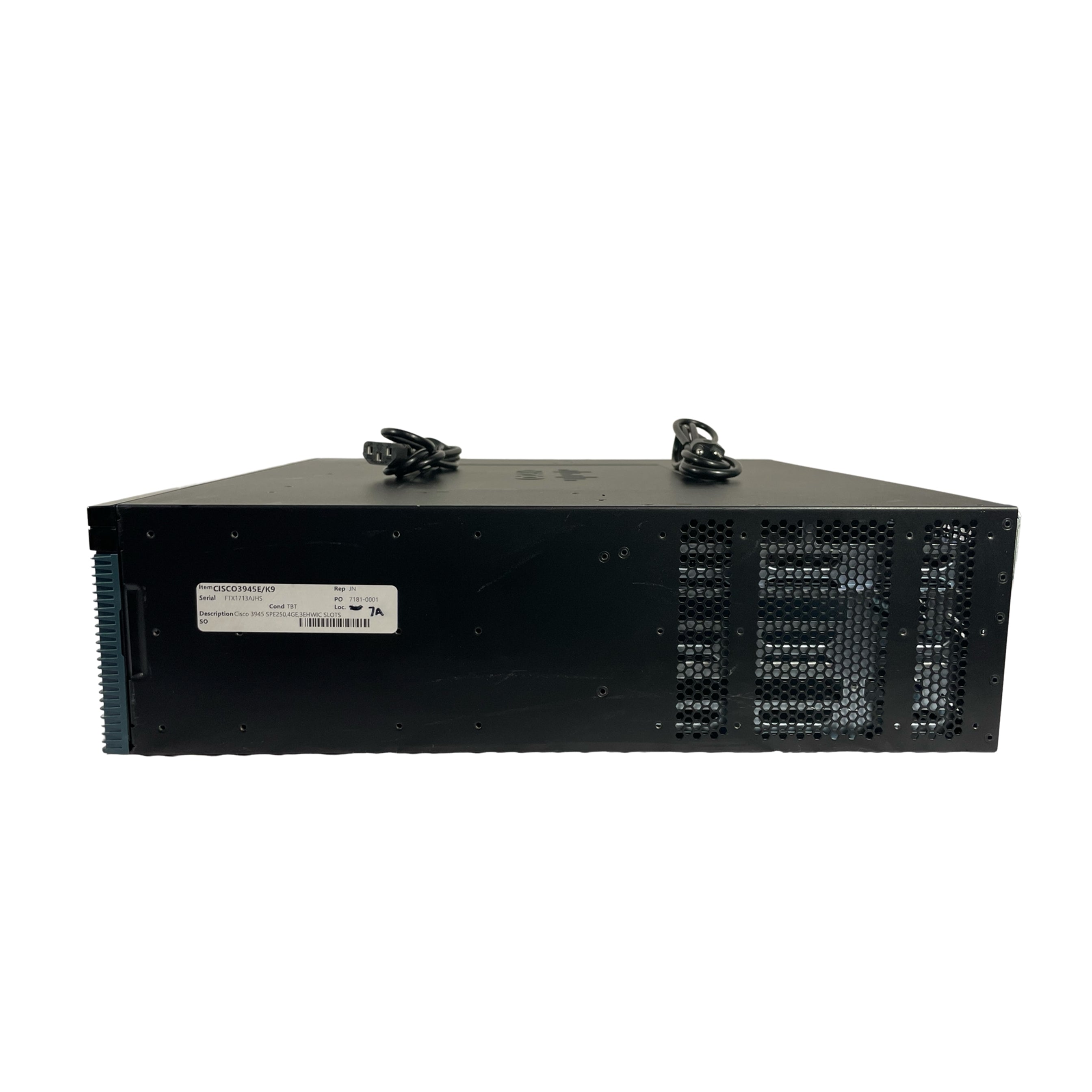 Cisco CISCO3945E/K9REF Wired WAN 4-Port 10/100/1000Mbps Gigabit,Black(Certified Refurbished)