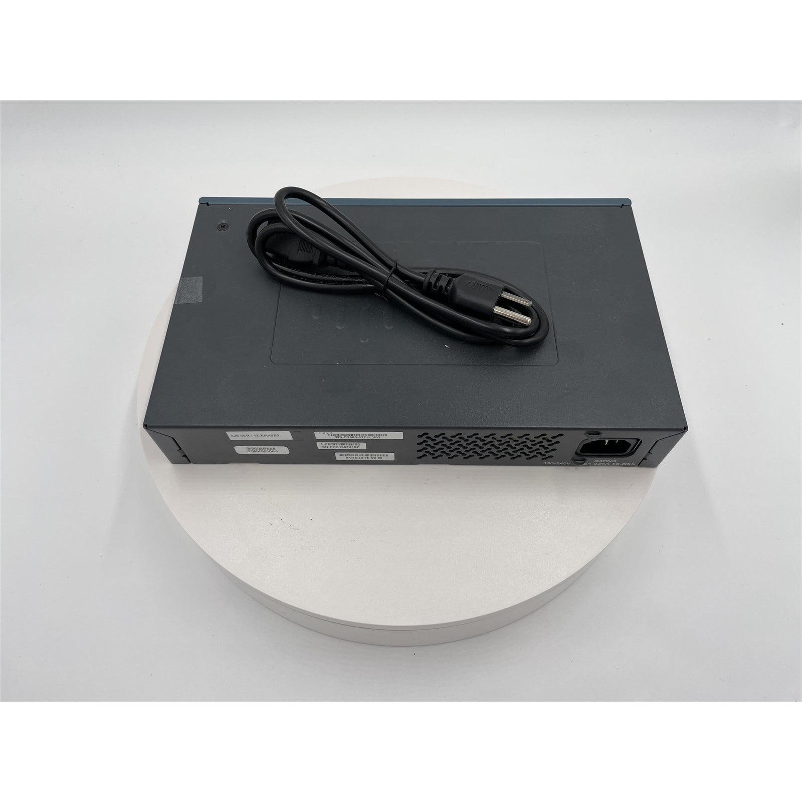 Cisco WS-C2960-8TC-L 8-Port 100Mbps RJ45 1U Specialty Switch, Grey (Certified Refurbished)