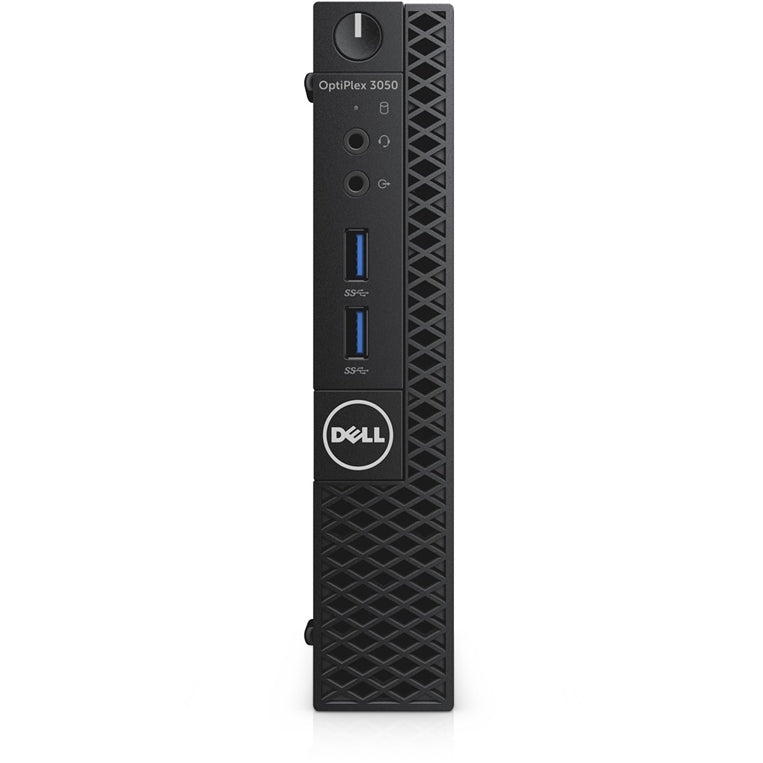 Dell Optiplex 3050 Micro 4GB 500GB i3-7100T 3.4GHz NO OS/Adapter Grade B (Used - Good)