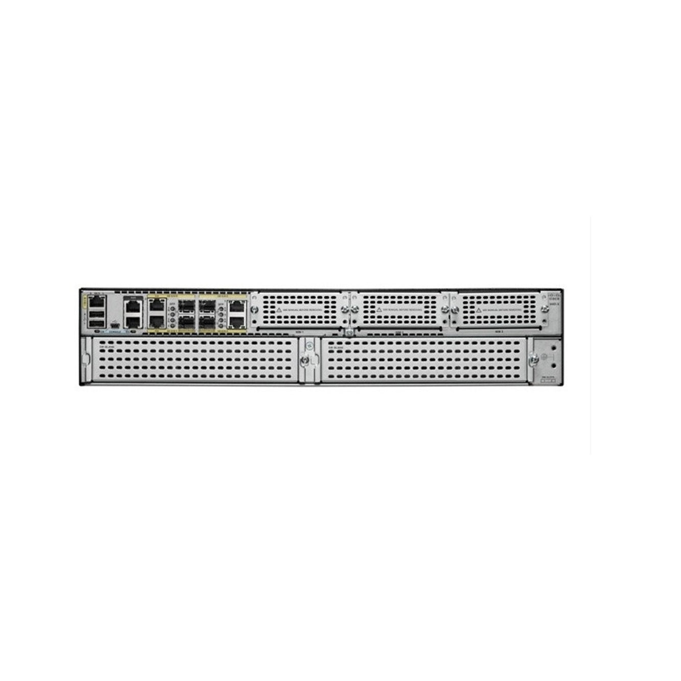 Cisco ISR4451-X/K9 Wired WAN 4-Port 10/100/1000Mbps Gigabit, Black (Scratch and Dent)