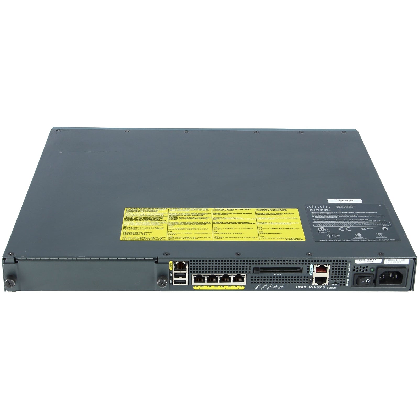 CISCO ASA5510-BUN-K9 ASA 5510 Appliance with SW, 5FE,3DES/AES (Certified Refurbished)