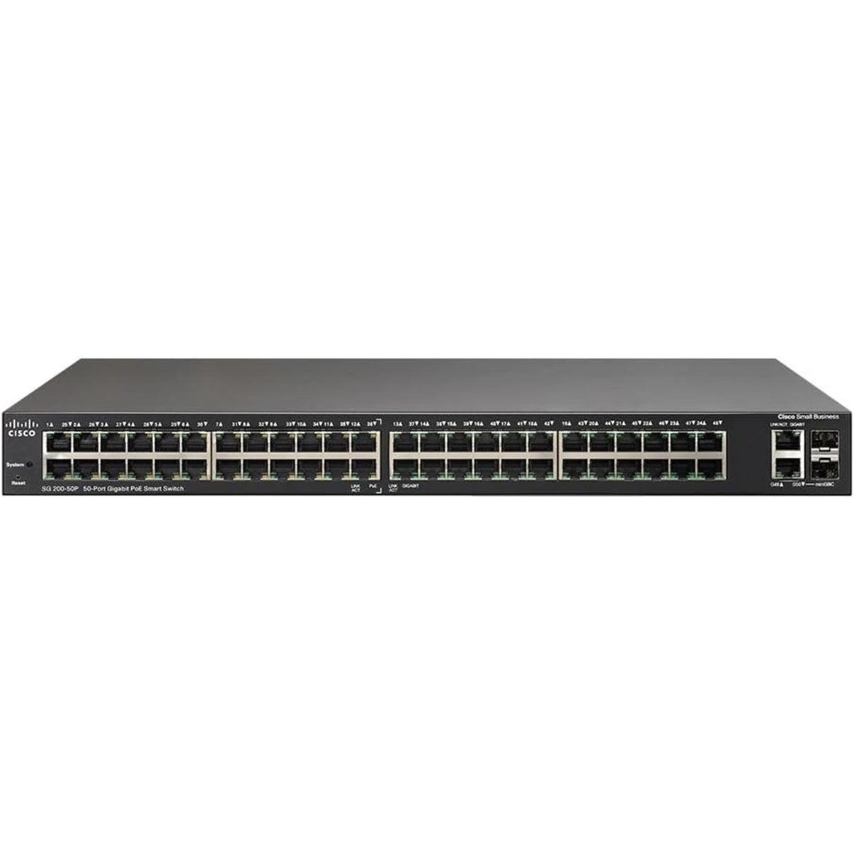 Cisco SG500-52P-K9-NA 52-Port AFO Network Switch