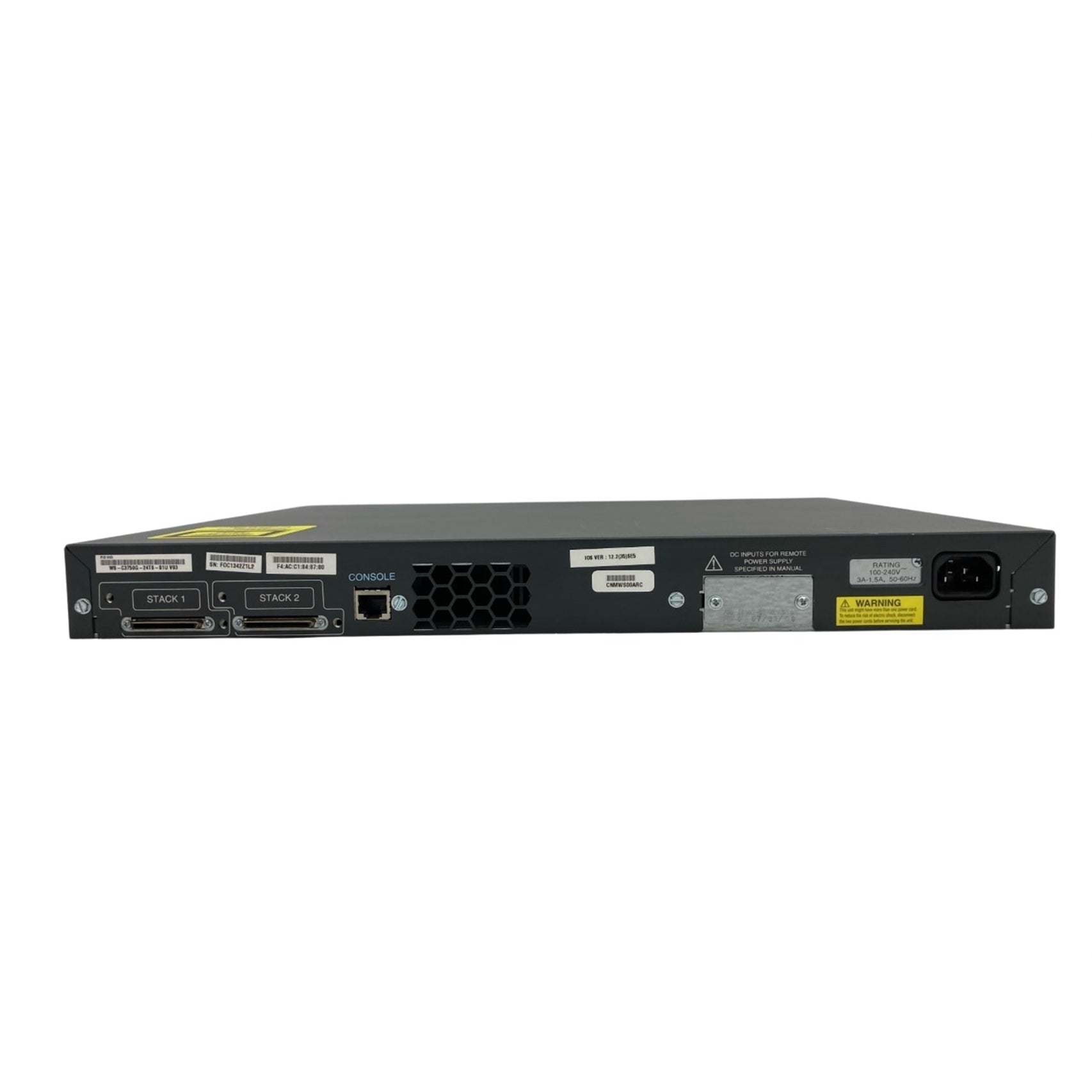 CISCO WS-C3750G-24TS-S1U Catalyst 3750 24 10/100/1000 + 4 (Scratch and Dent)