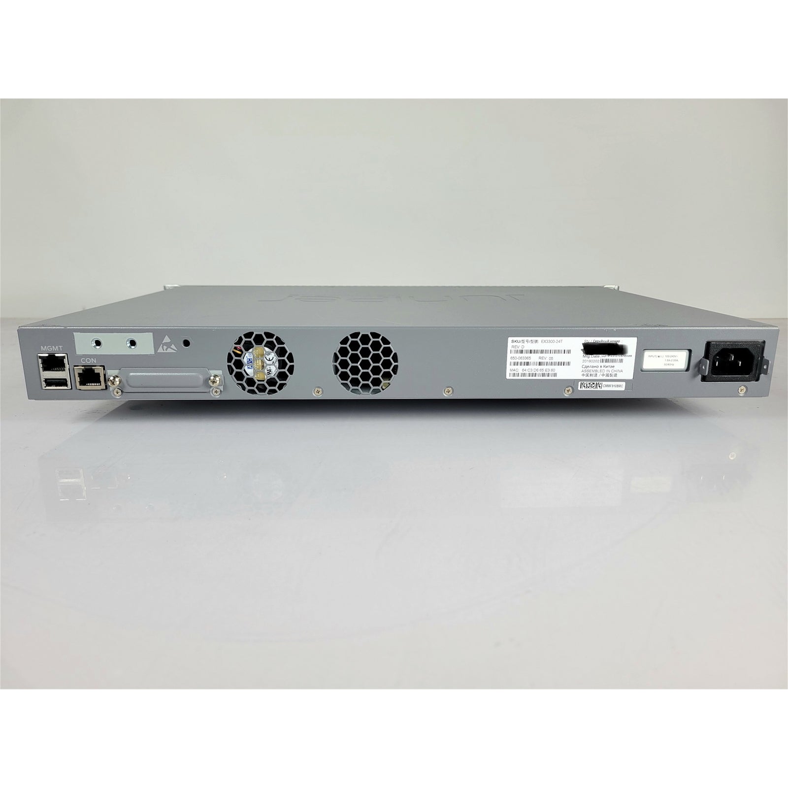 Juniper Networks EX3300-24T 24-Port AFO Network Switch (Certified Refurbished)