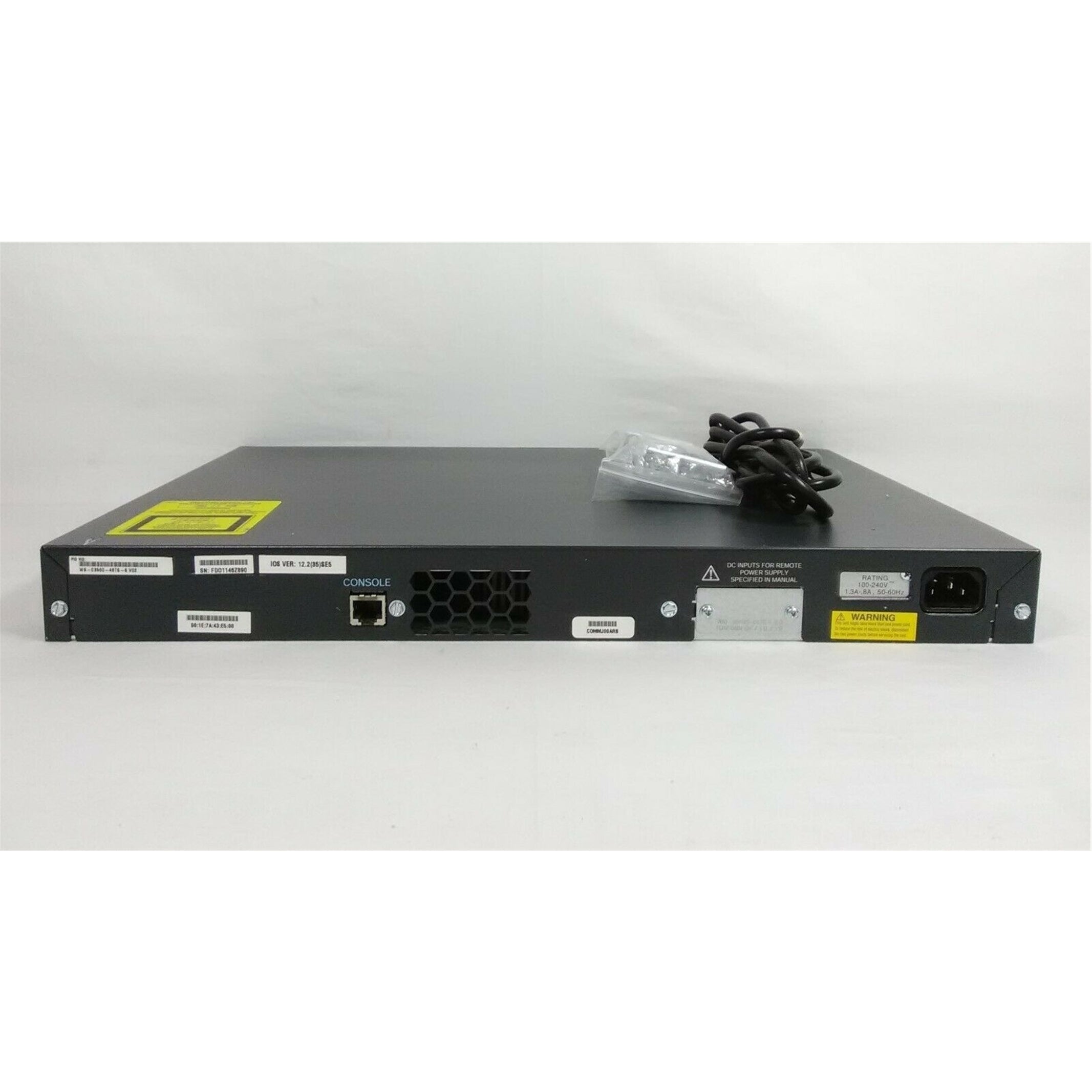 CISCO WS-C3560-48TS-S Catalyst 3560 48 10/100 + 4 SFP IPB (Scratch and Dent)