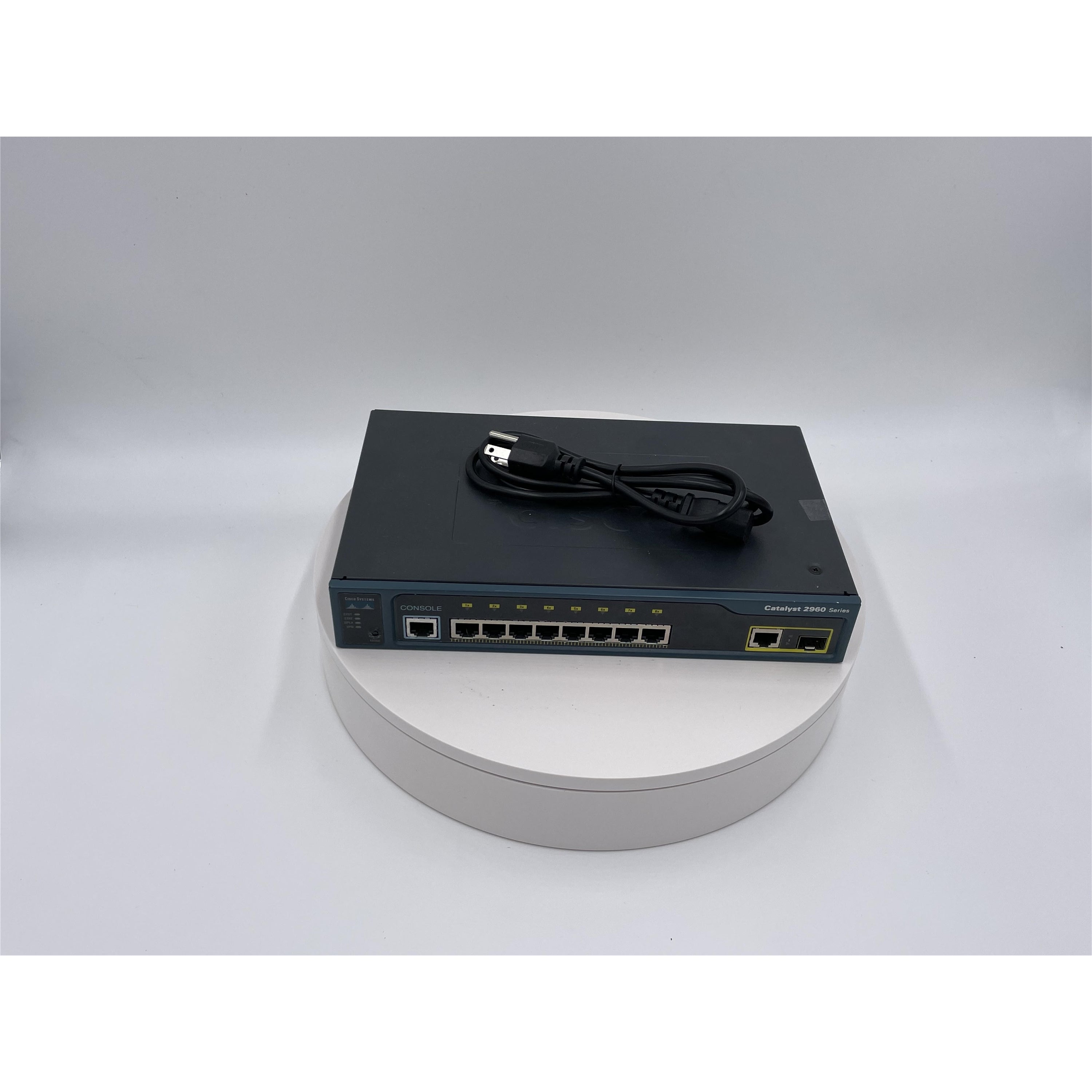 Cisco WS-C2960-8TC-L 8-Port 100Mbps RJ45 1U Specialty Switch, Grey (Certified Refurbished)