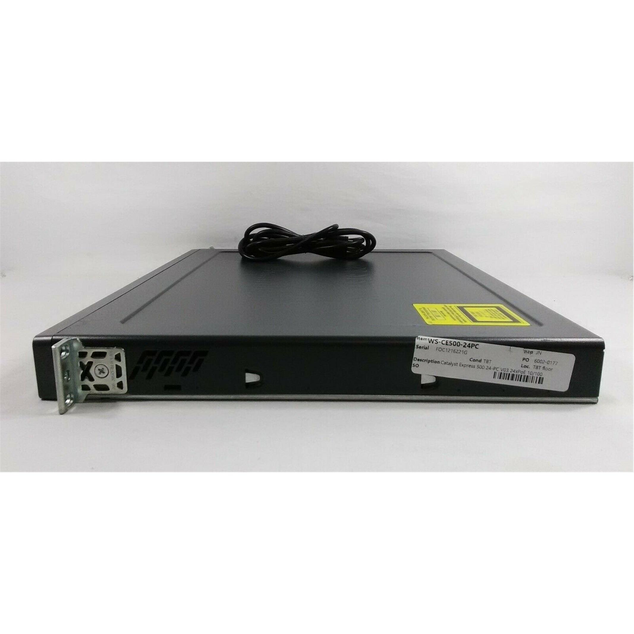 Cisco WS-CE500-24PC 24-Port 100Mbps RJ45 1U Specialty Switch, Grey (Certified Refurbished)
