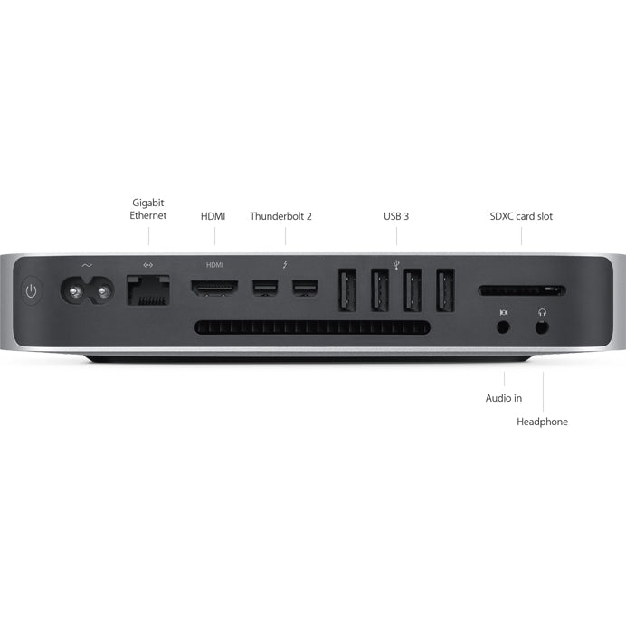 Apple Mac Mini 2014 A1347 8GB 250GB i5-4278U 2.6GHz No Adptr Grade B (Used - Good)