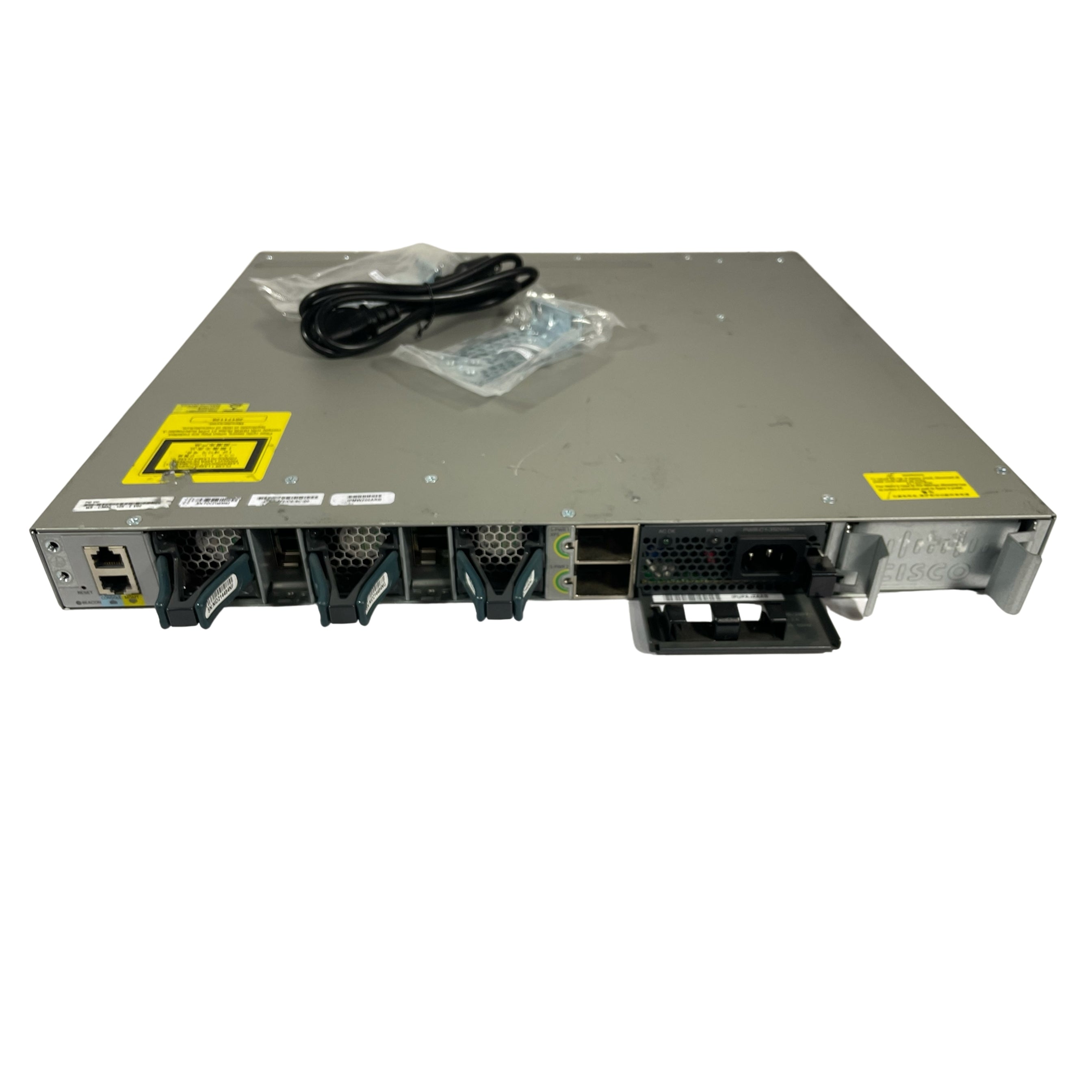 Cisco WS-C3850-12S-E 12-Port 100Mbps RJ45 1U Specialty Switch, Grey (Scratch and Dent)