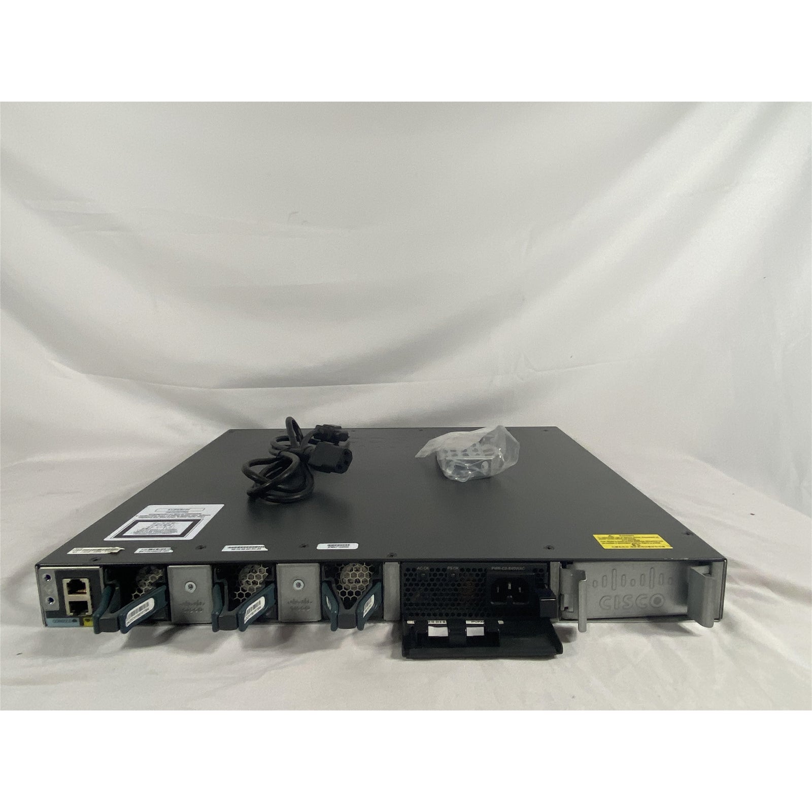 Cisco WS-C3650-24PS-L 24-Port 100Mbps RJ45 1U Specialty Switch, Grey (Certified Refurbished)